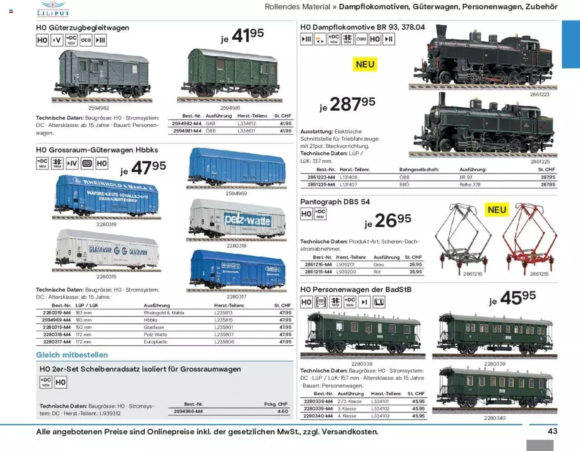 Conrad Modellbahn Katalog 2023/24 von 5. September bis 31. Dezember 2023 - Prospekt seite  45