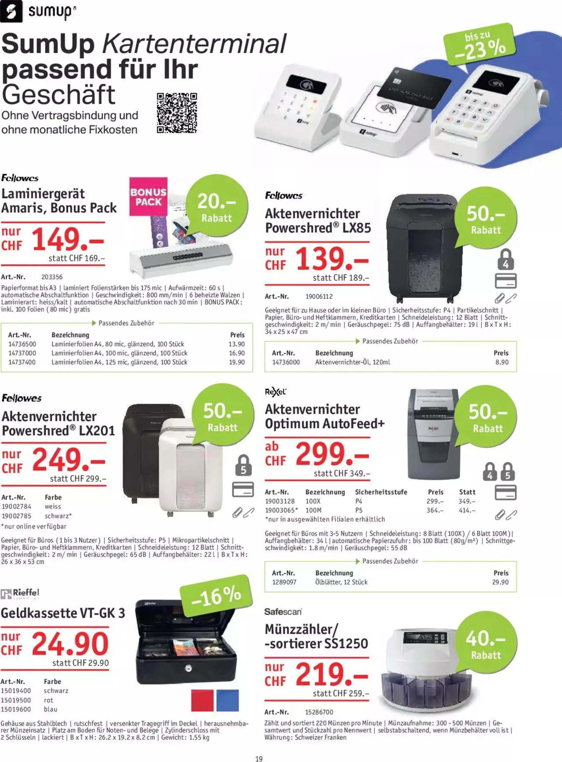 Office World Aktionen von 26. Oktober bis 29. November 2023 - Prospekt seite  19