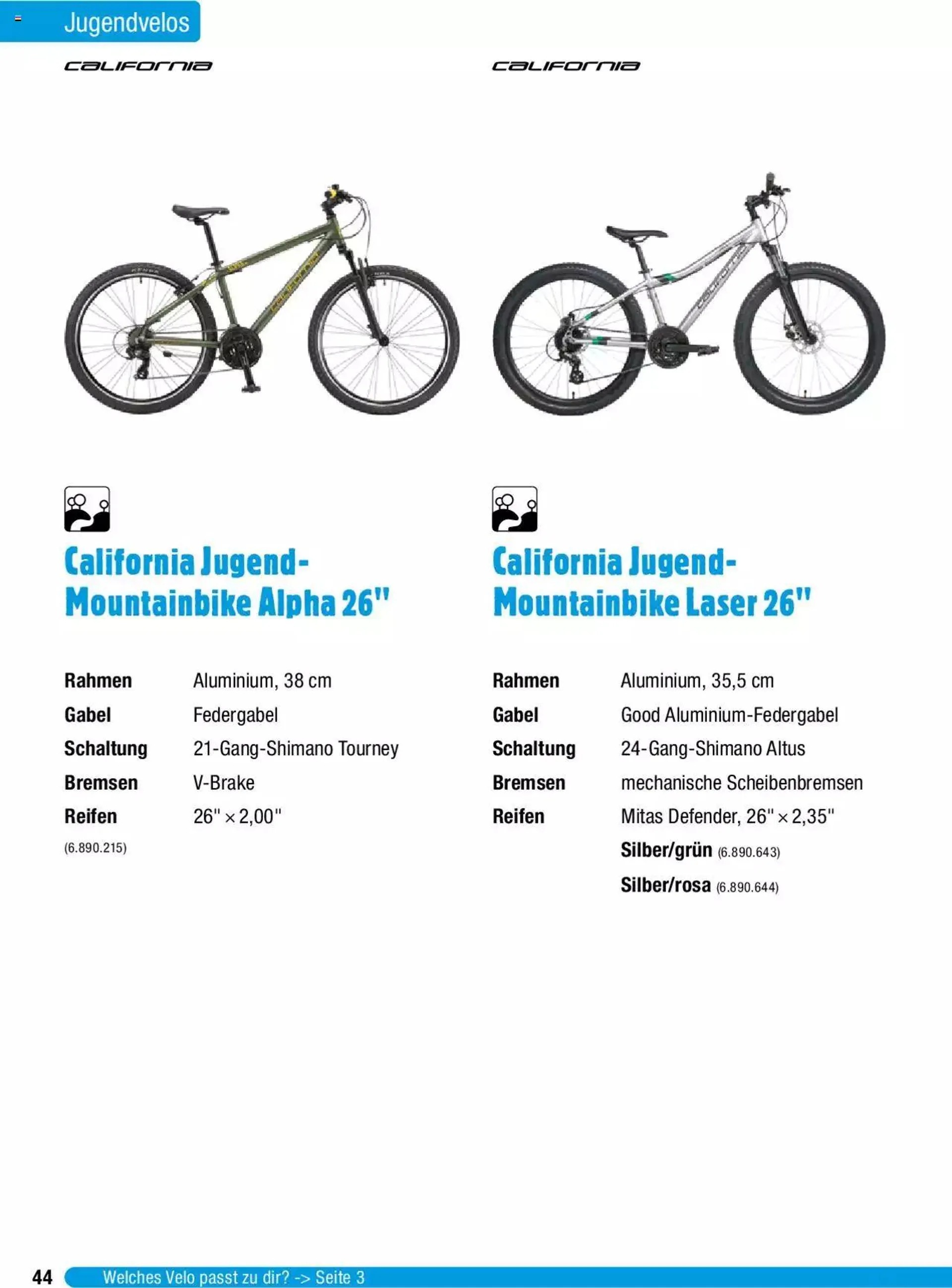 Jumbo Aktionen Dein Velo 2024 von 29. Januar bis 31. Dezember 2024 - Prospekt seite  44