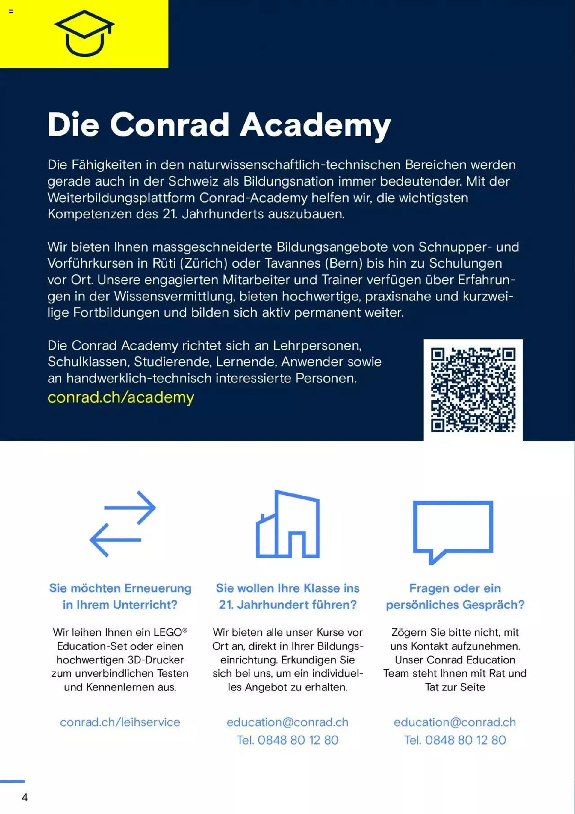 Conrad Education von 16. Mai bis 31. Dezember 2023 - Prospekt seite  4