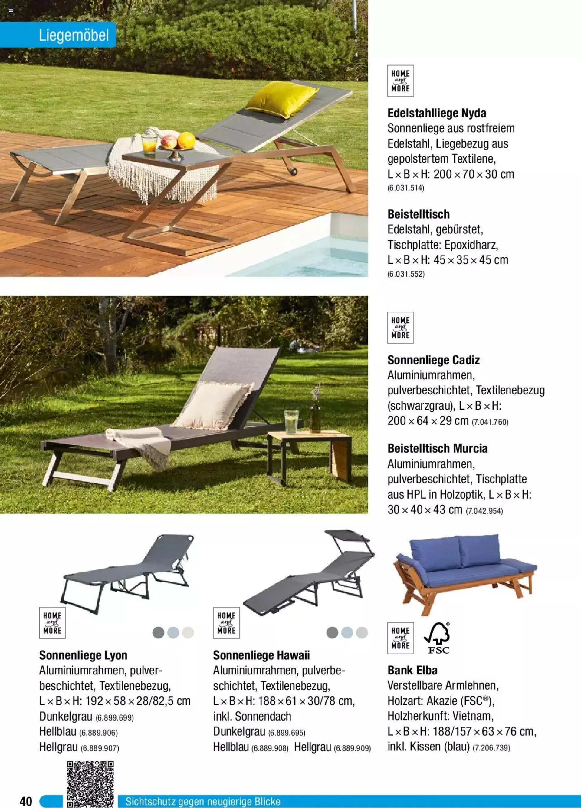 Jumbo Gartenmobelbroschure 2024 von 29. Januar bis 31. Dezember 2024 - Prospekt seite  40