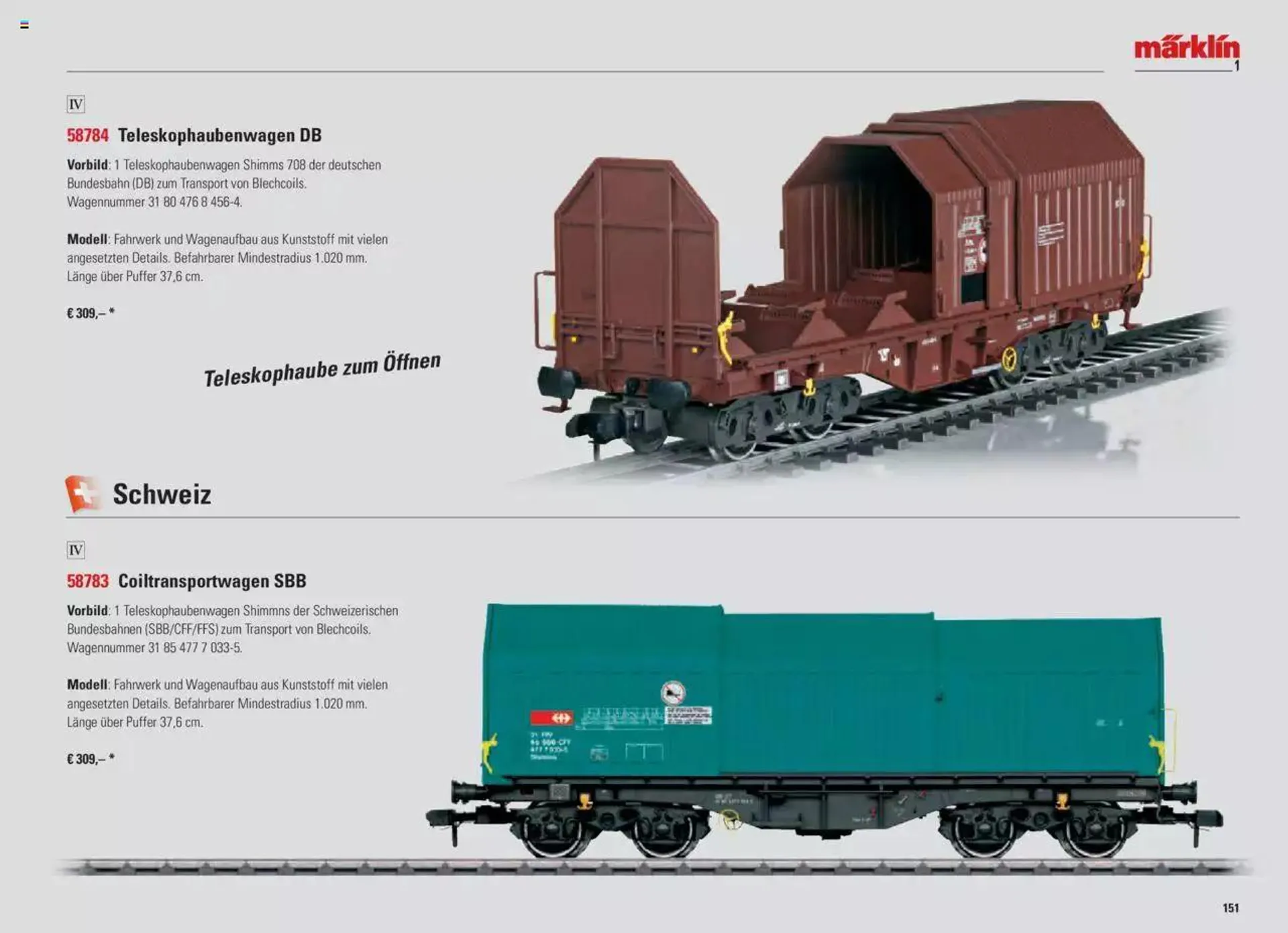 Conrad Märklin Neuheiten 2023 von 13. März bis 31. Dezember 2023 - Prospekt seite  153