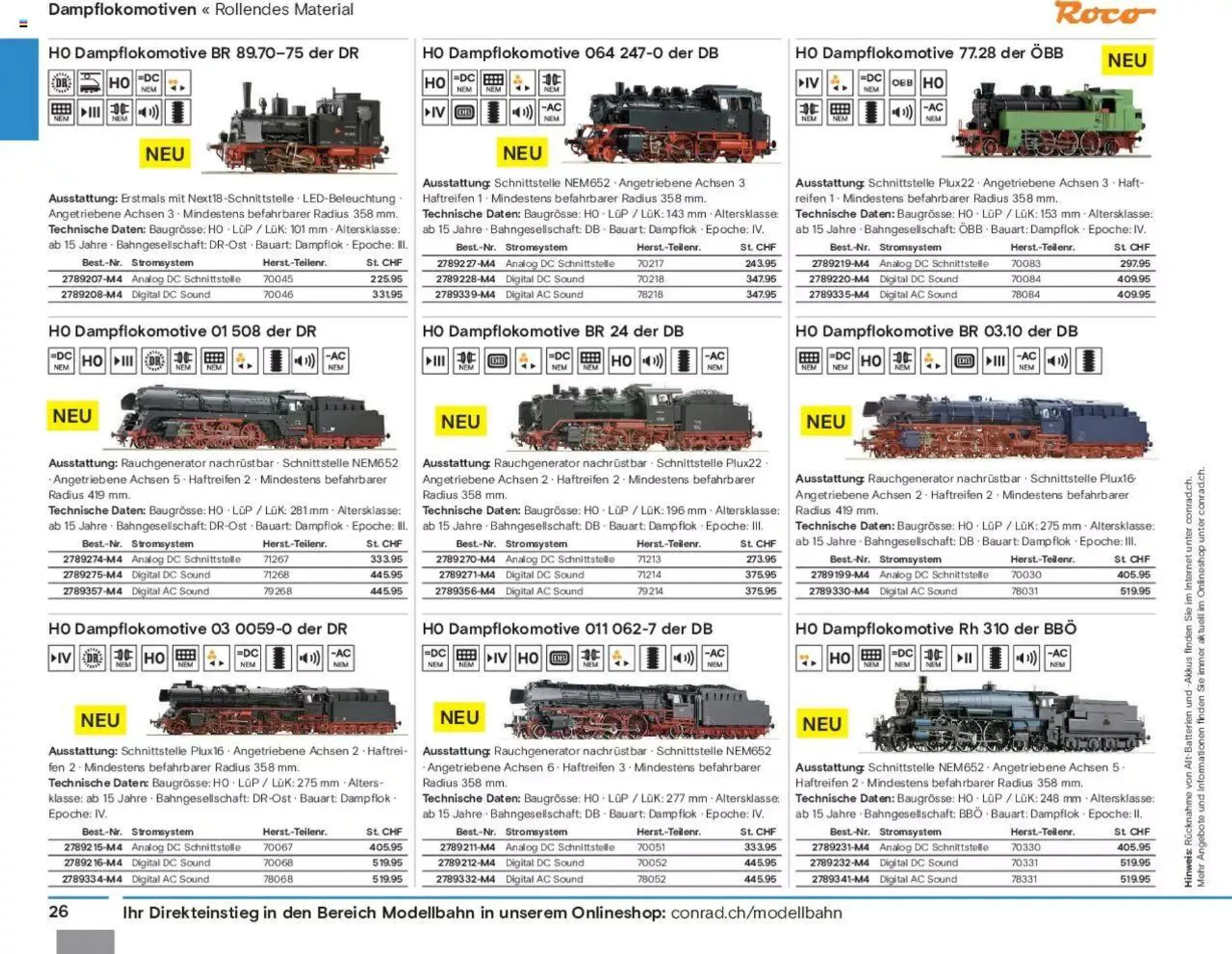 Conrad Modellbahn Katalog 2023/24 von 5. September bis 31. Dezember 2023 - Prospekt seite  28