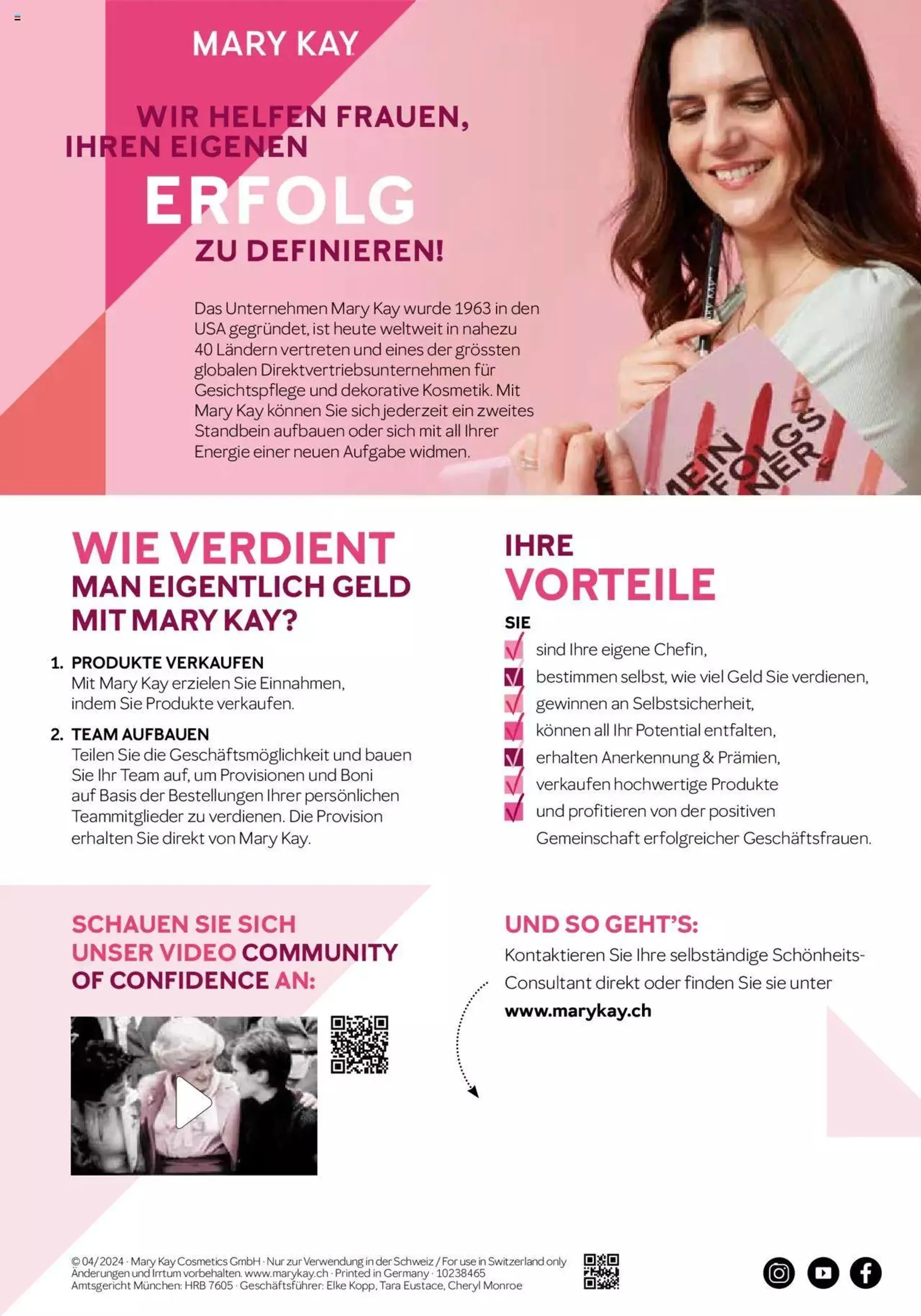 Mary Kay Aktionen von 16. April bis 31. Dezember 2024 - Prospekt seite  36