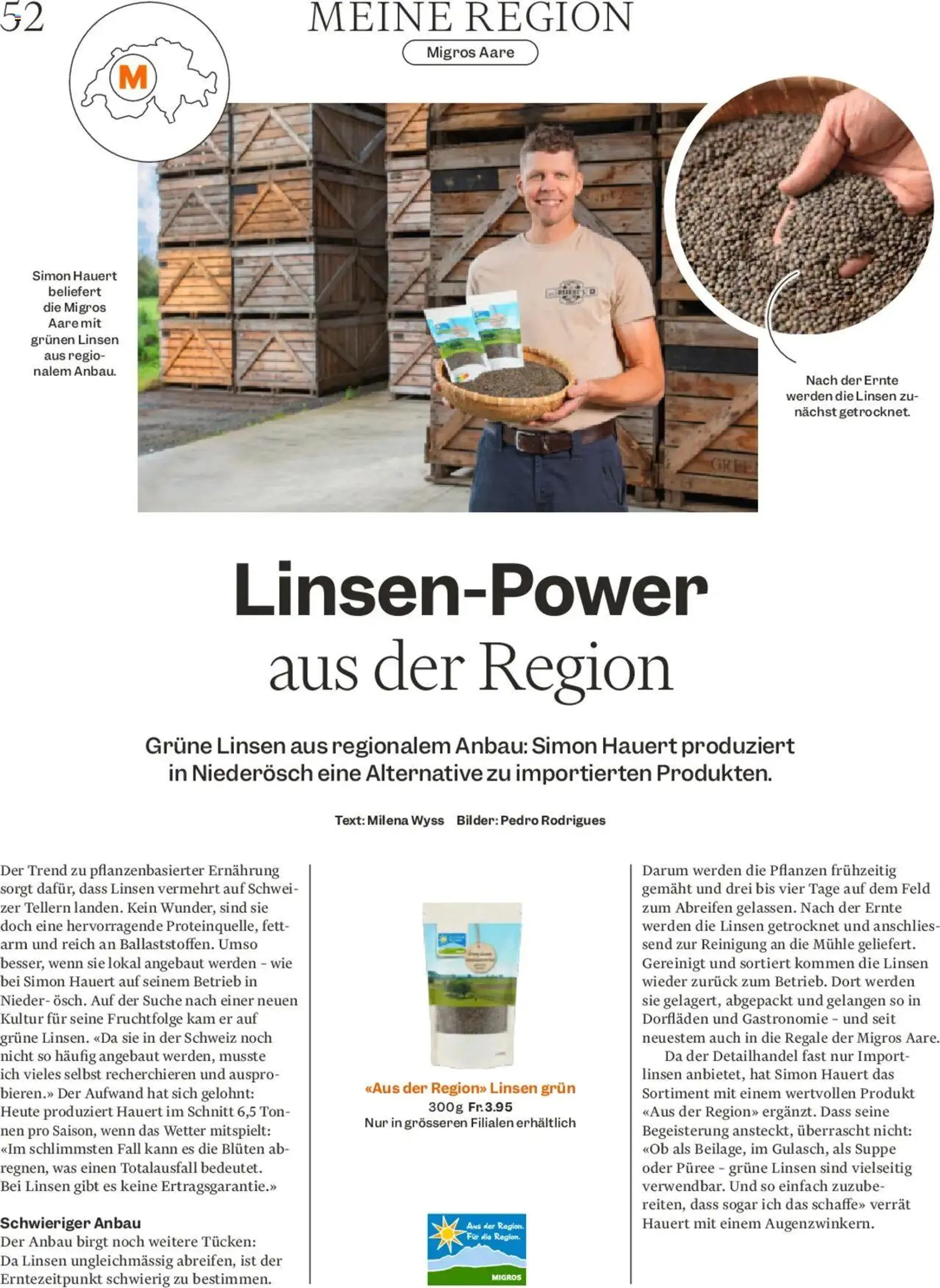 Migros - Magazin von 21. Oktober bis 27. Oktober 2024 - Prospekt seite  52