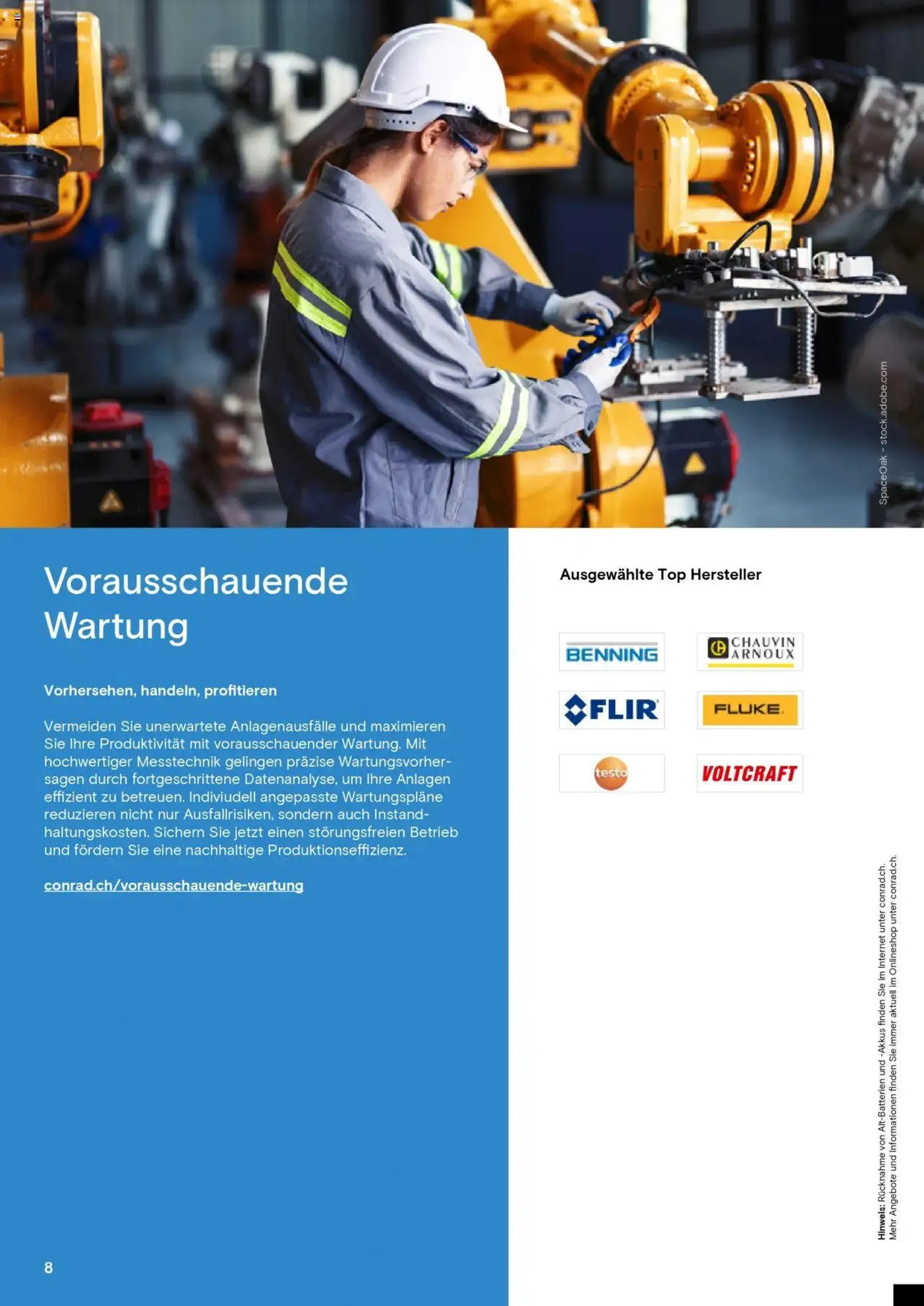 Conrad Aktionen Produktionsprozess von 9. Juli bis 31. Dezember 2024 - Prospekt seite  8