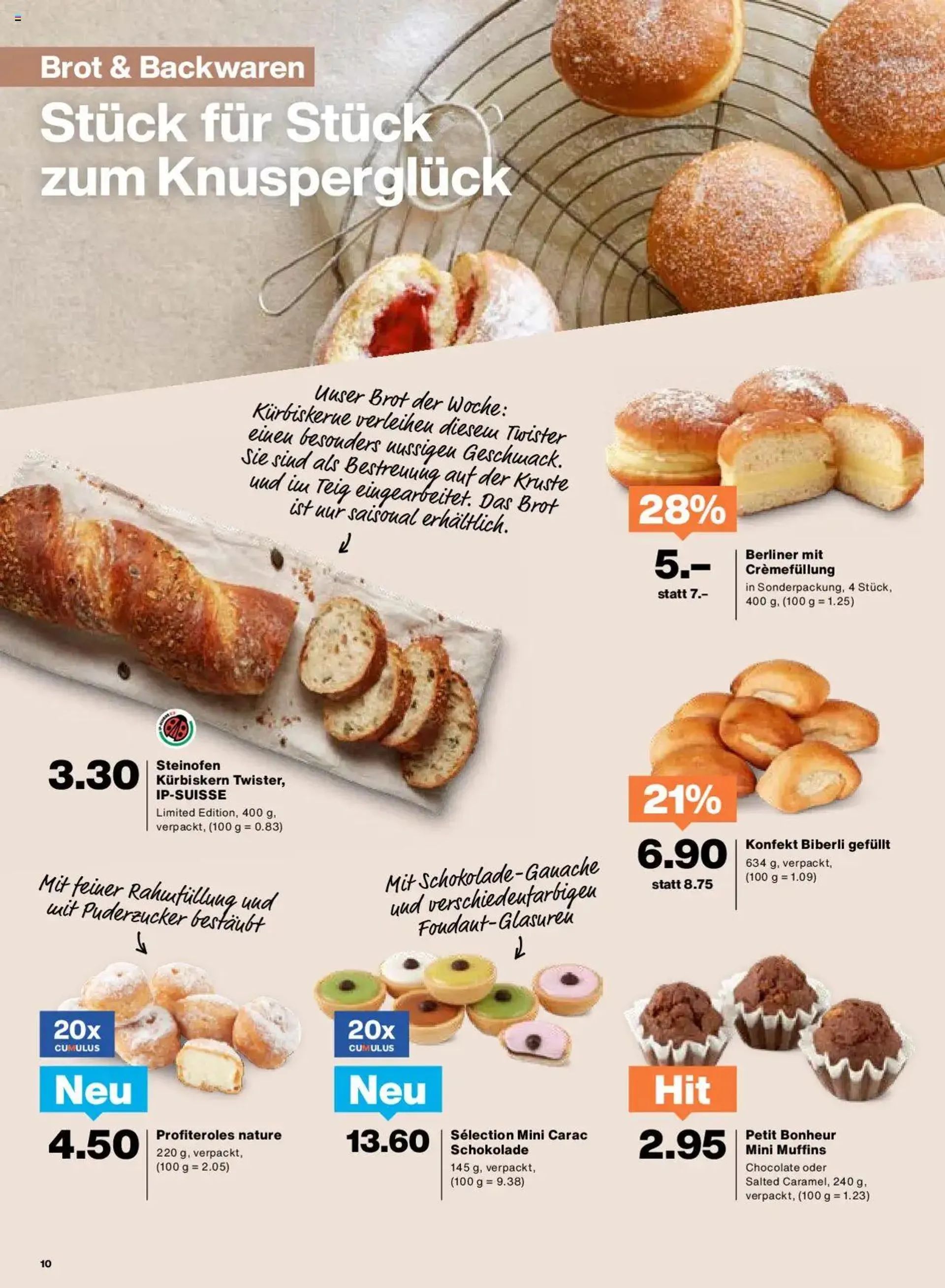 Migros Aktionen von 22. Oktober bis 28. Oktober 2024 - Prospekt seite  10