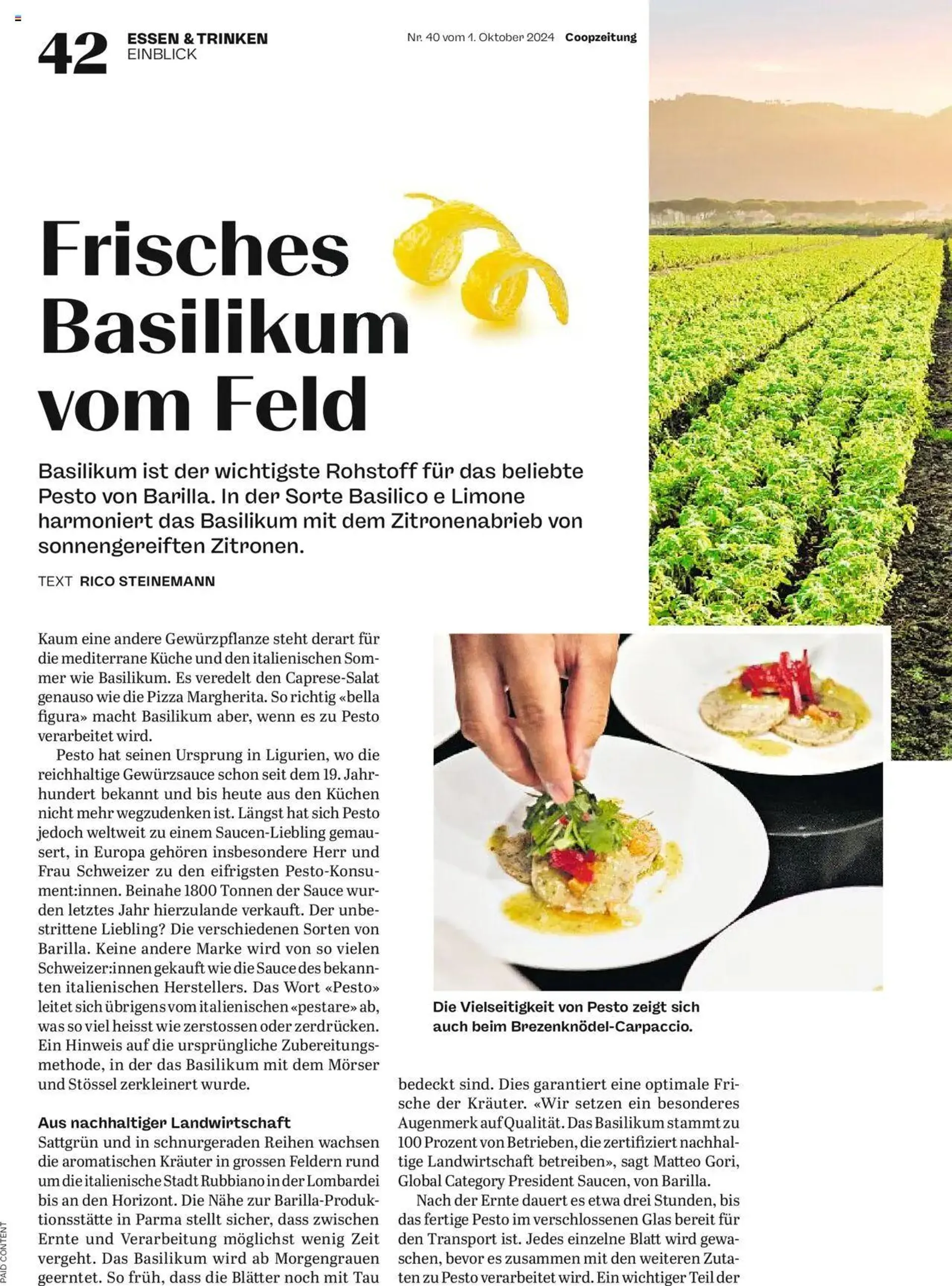 Coop - Magazin von 1. Oktober bis 7. Oktober 2024 - Prospekt seite  42