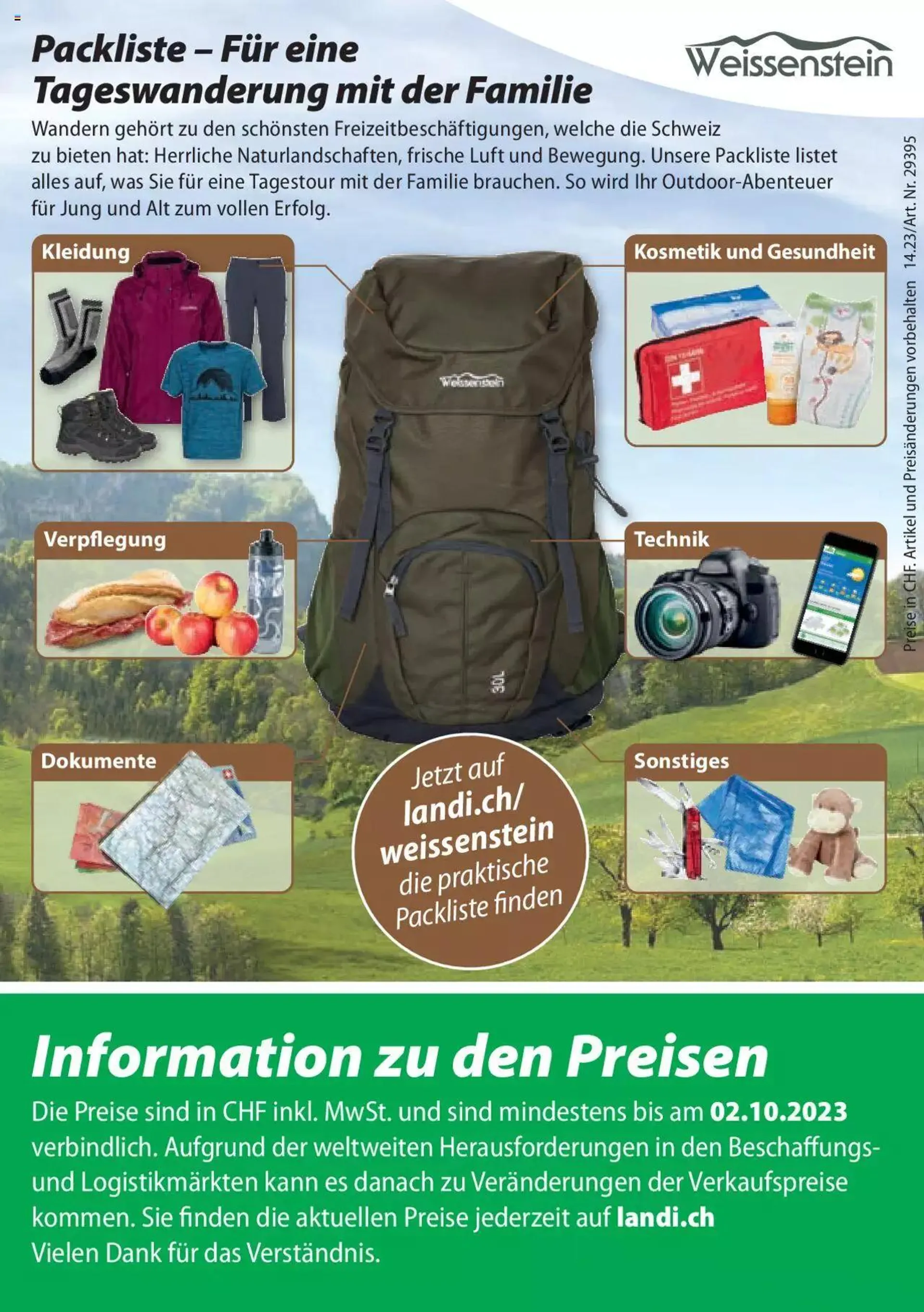 Landi Outdoor von 1. Mai bis 31. Dezember 2023 - Prospekt seite  12