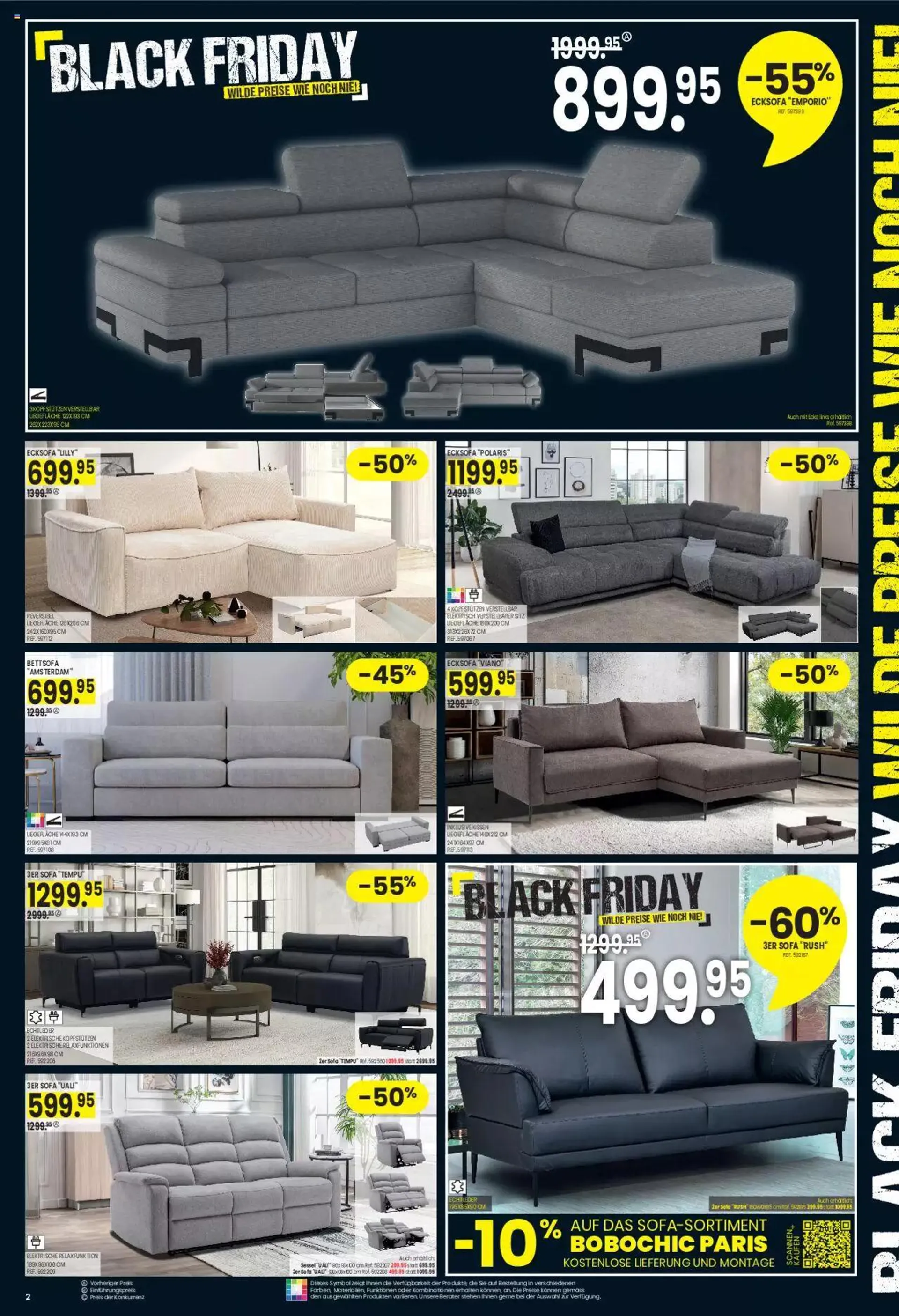Conforama Black Friday von 19. November bis 27. November 2023 - Prospekt seite  2