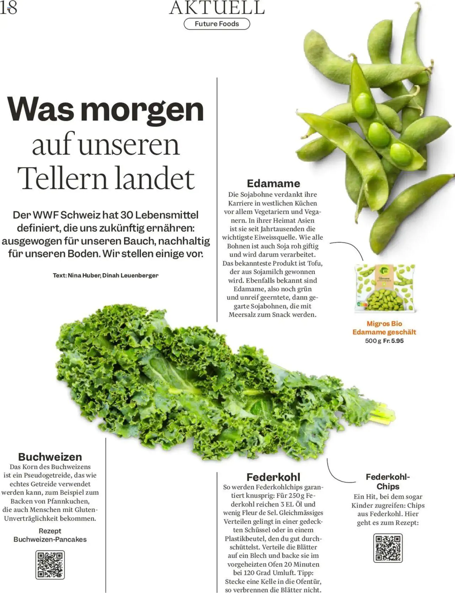 Migros - Magazin von 21. Oktober bis 27. Oktober 2024 - Prospekt seite  18