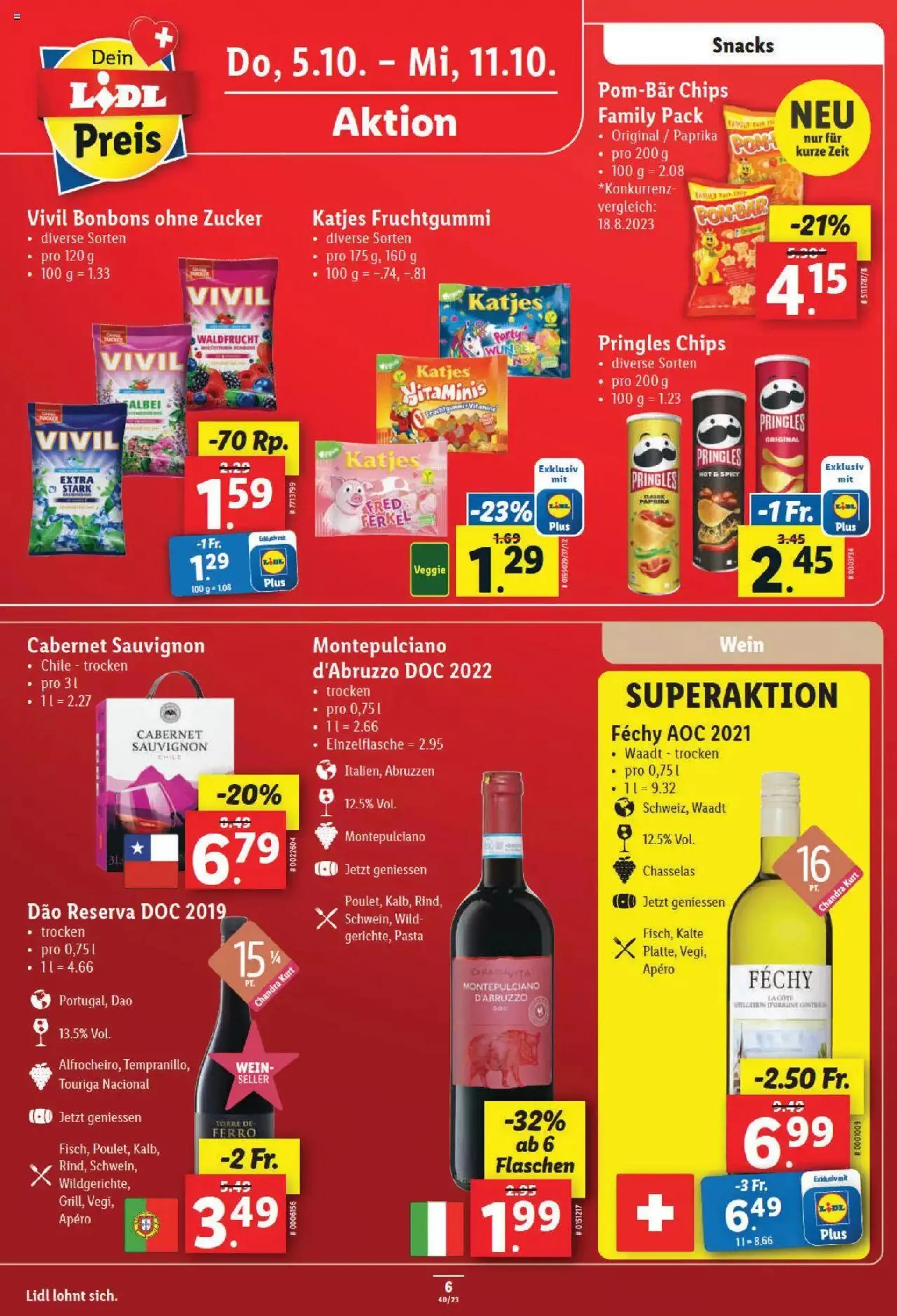 Lidl Aktionen von 5. Oktober bis 11. Oktober 2023 - Prospekt seite  6