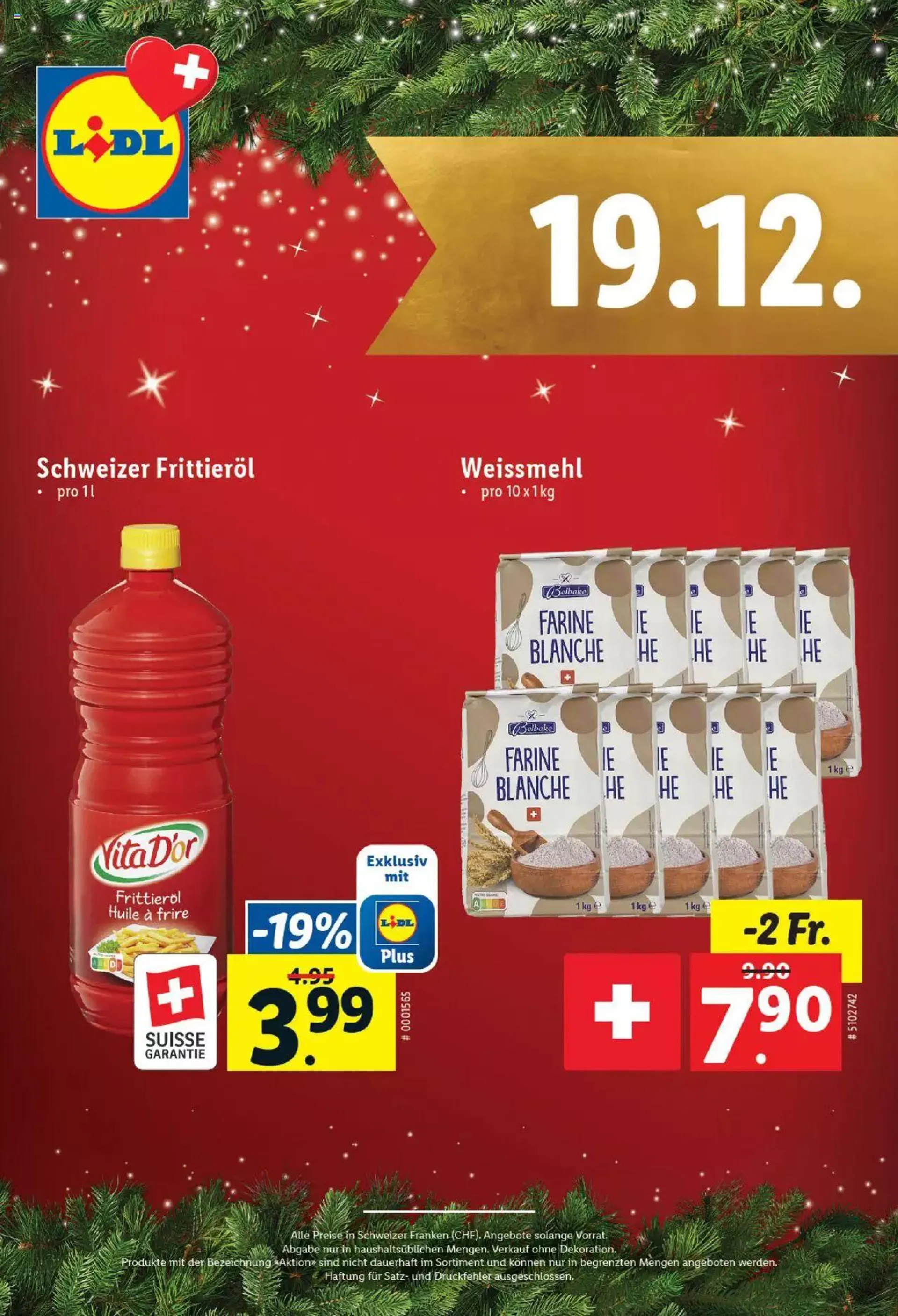 Lidl Aktionen Magische Weihnachtszeit von 1. Dezember bis 24. Dezember 2023 - Prospekt seite  19