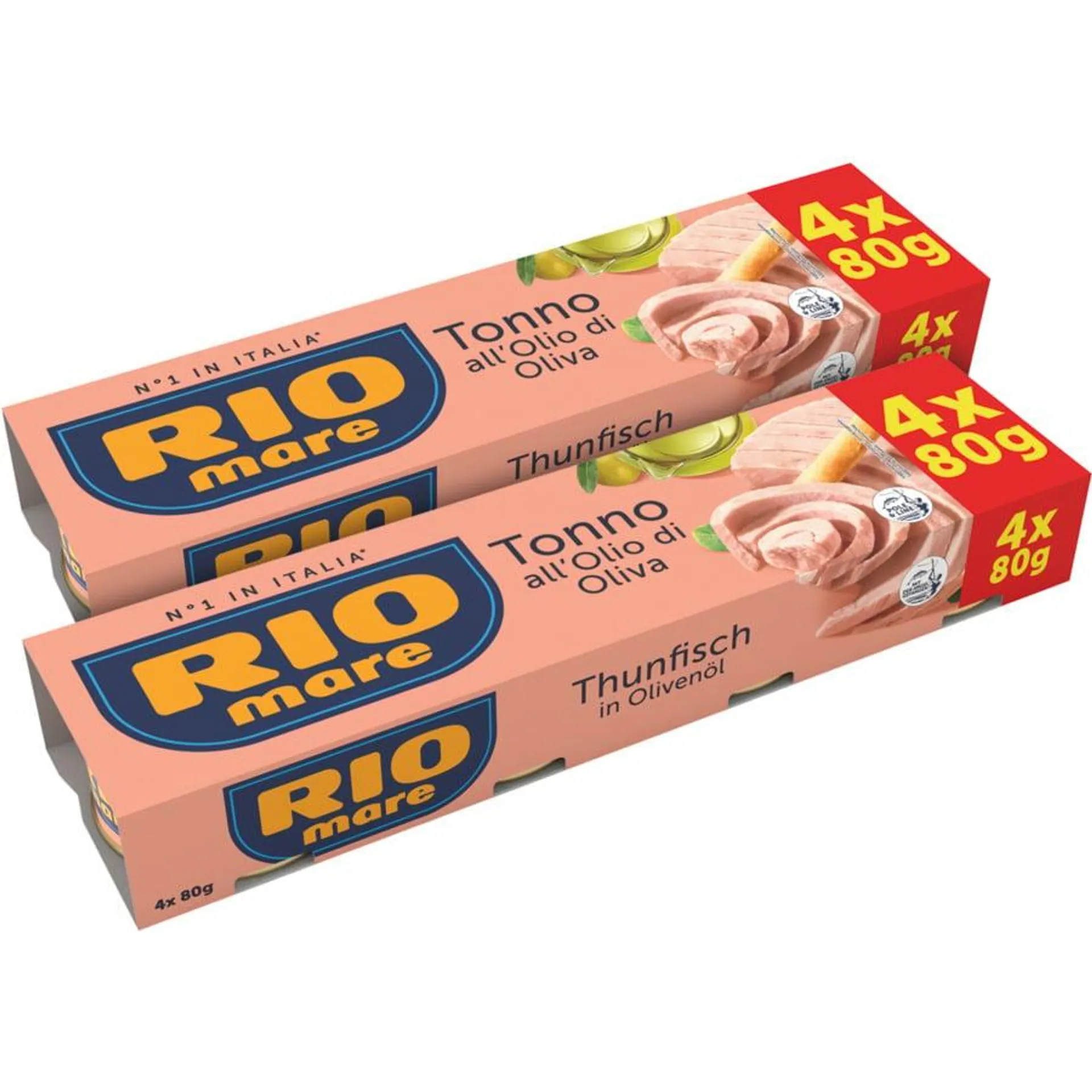 Rio Mare Thunfisch Olivenöl 2 x 4 x 80 g