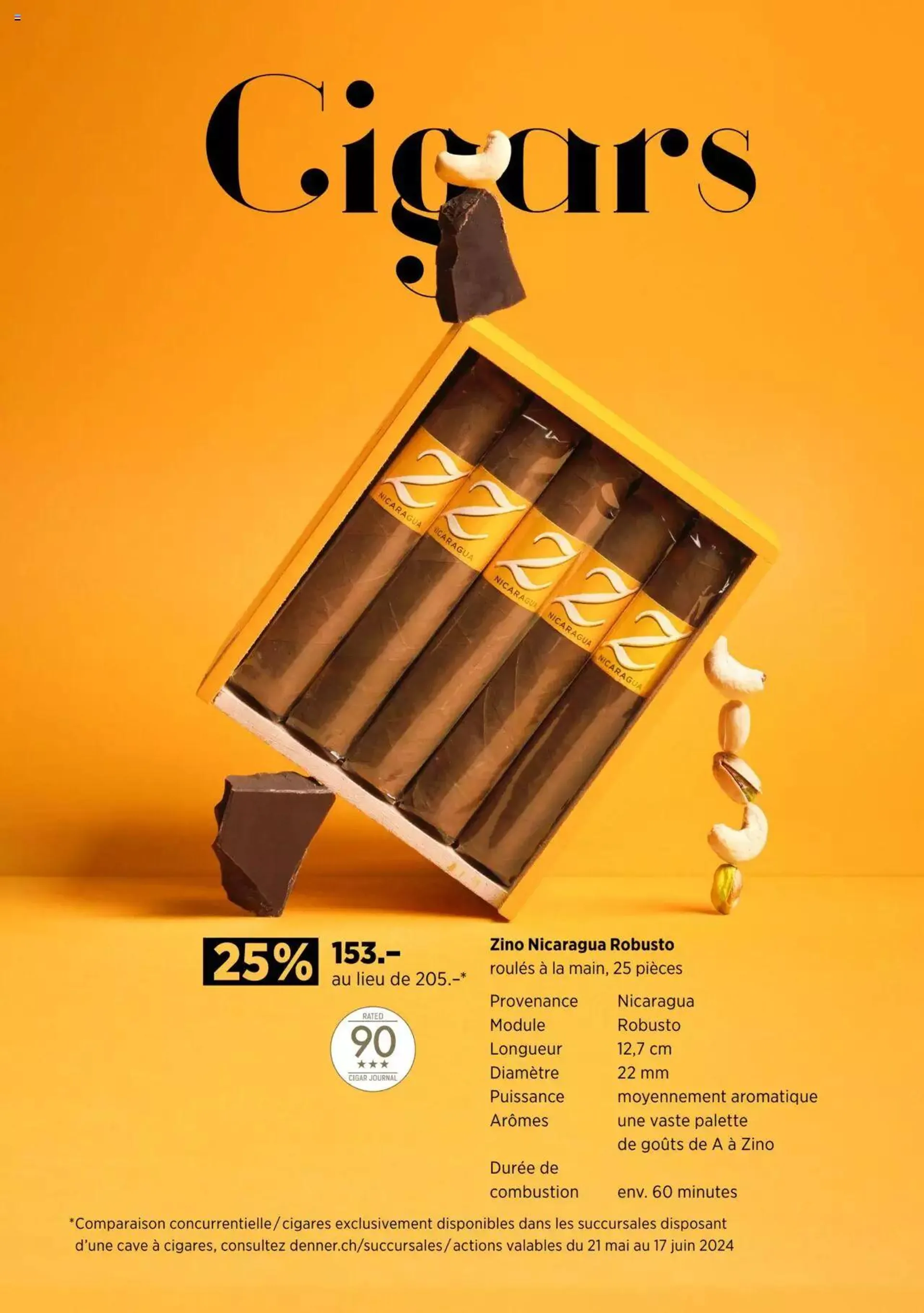 Denner Aktionen Drinks and Cigars FR von 21. Mai bis 31. Dezember 2024 - Prospekt seite  6