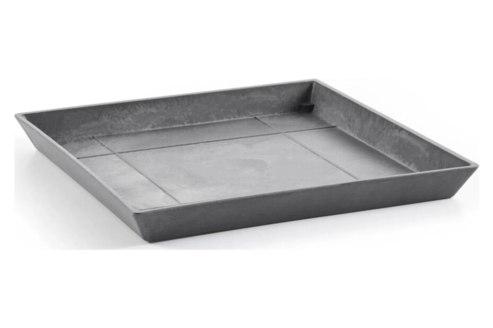 ECOPOTS Unterteller 43x43xH3.5CM grau