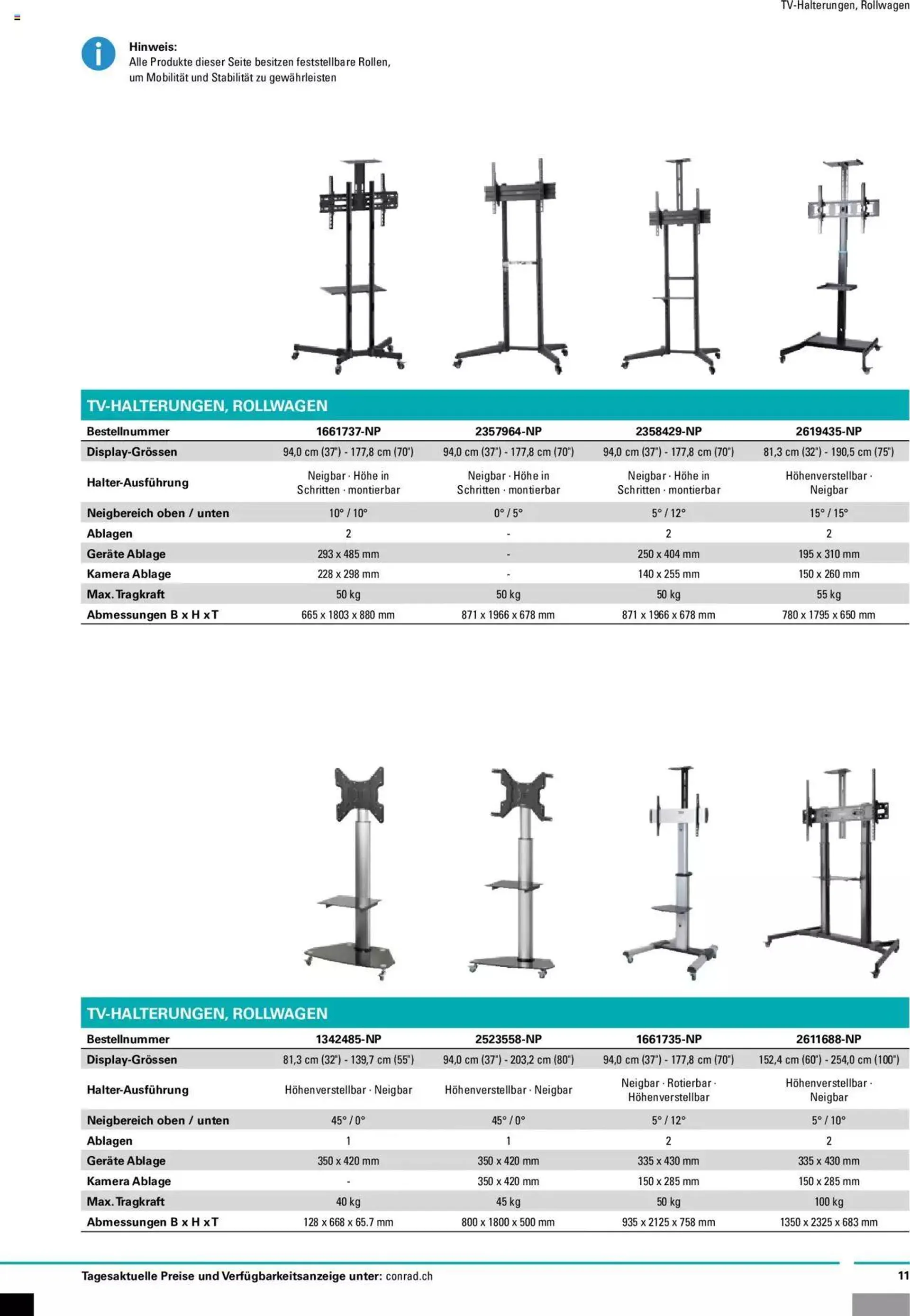 Conrad Halter Systeme von 5. September bis 31. Dezember 2024 - Prospekt seite  11