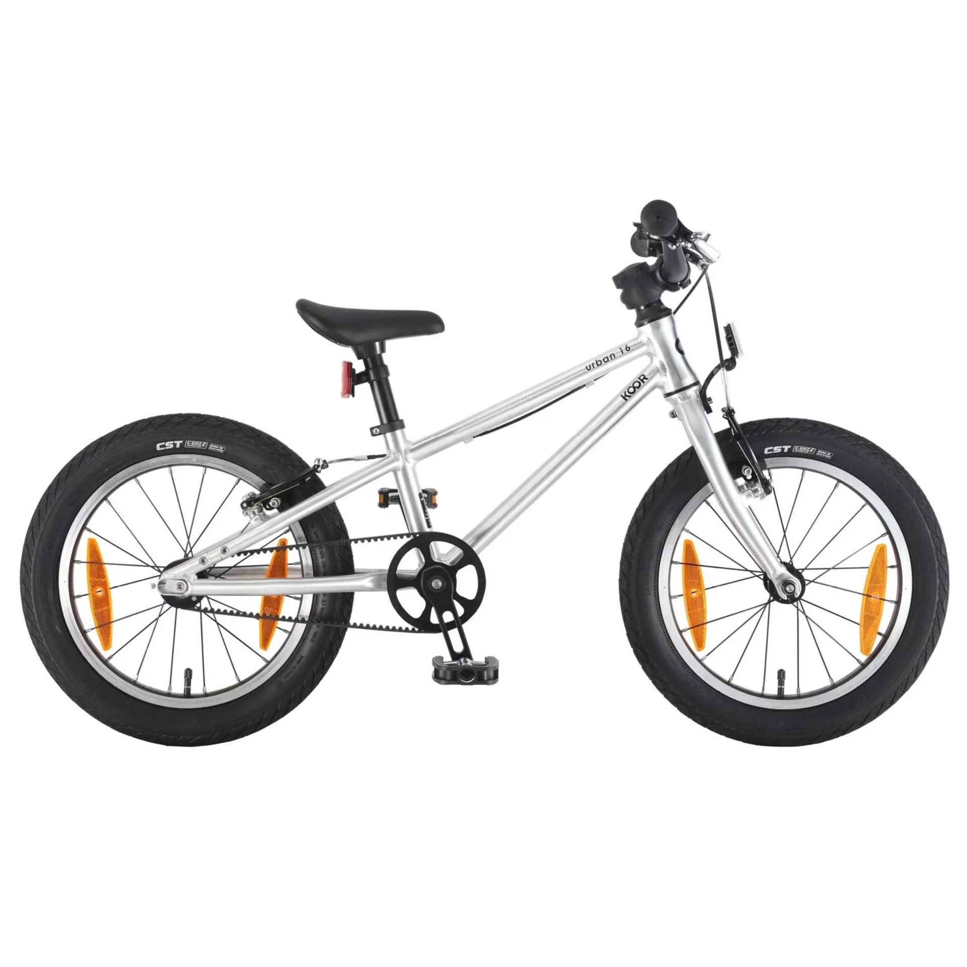 KOOR Kindervelo Urban 16 belt-drive 6.4 kg Silber