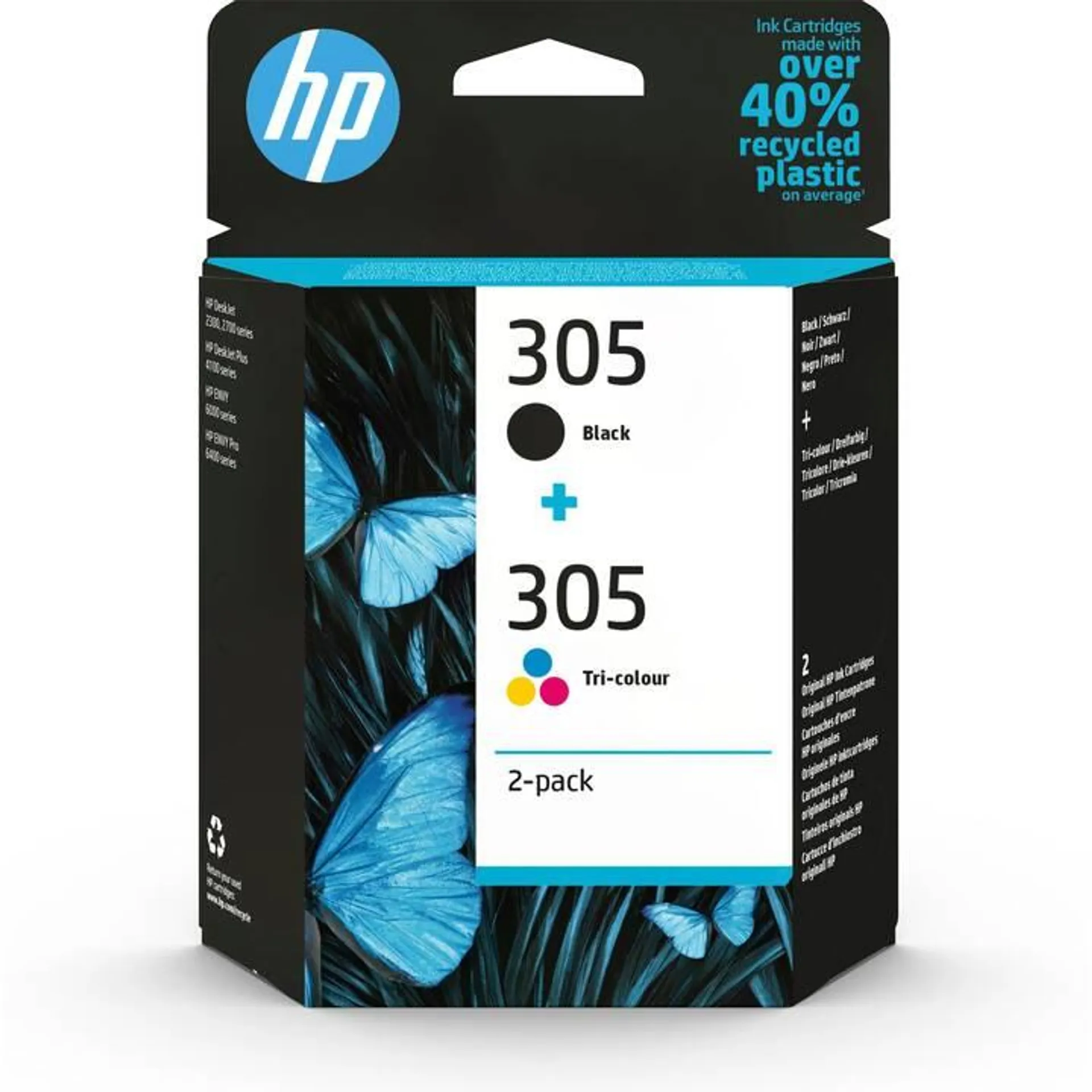 HP 305 (Gelb, Schwarz, Magenta, Cyan, Duopack)