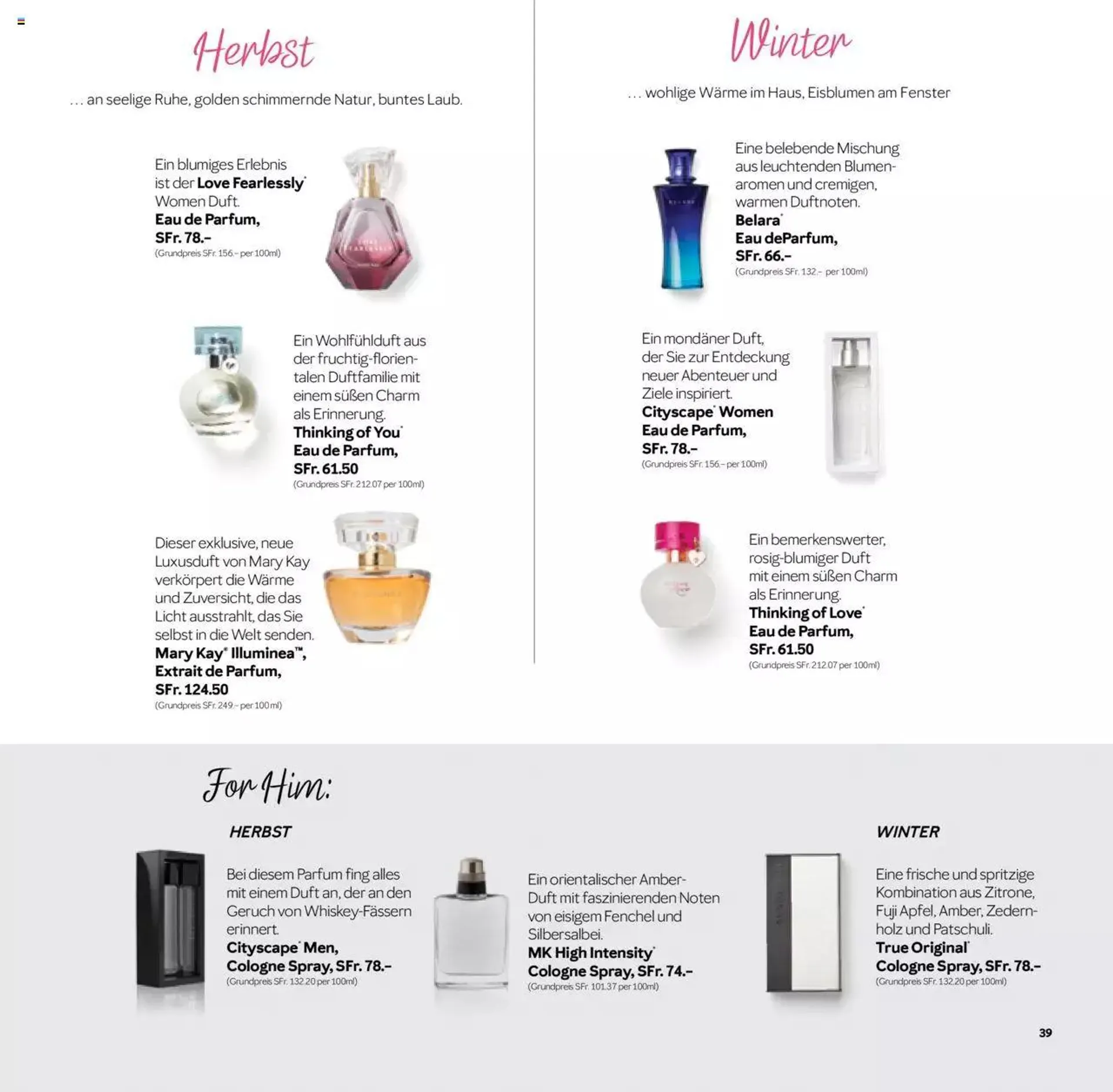 Mary Kay - Duftkatalog von 27. September bis 31. Dezember 2023 - Prospekt seite  33