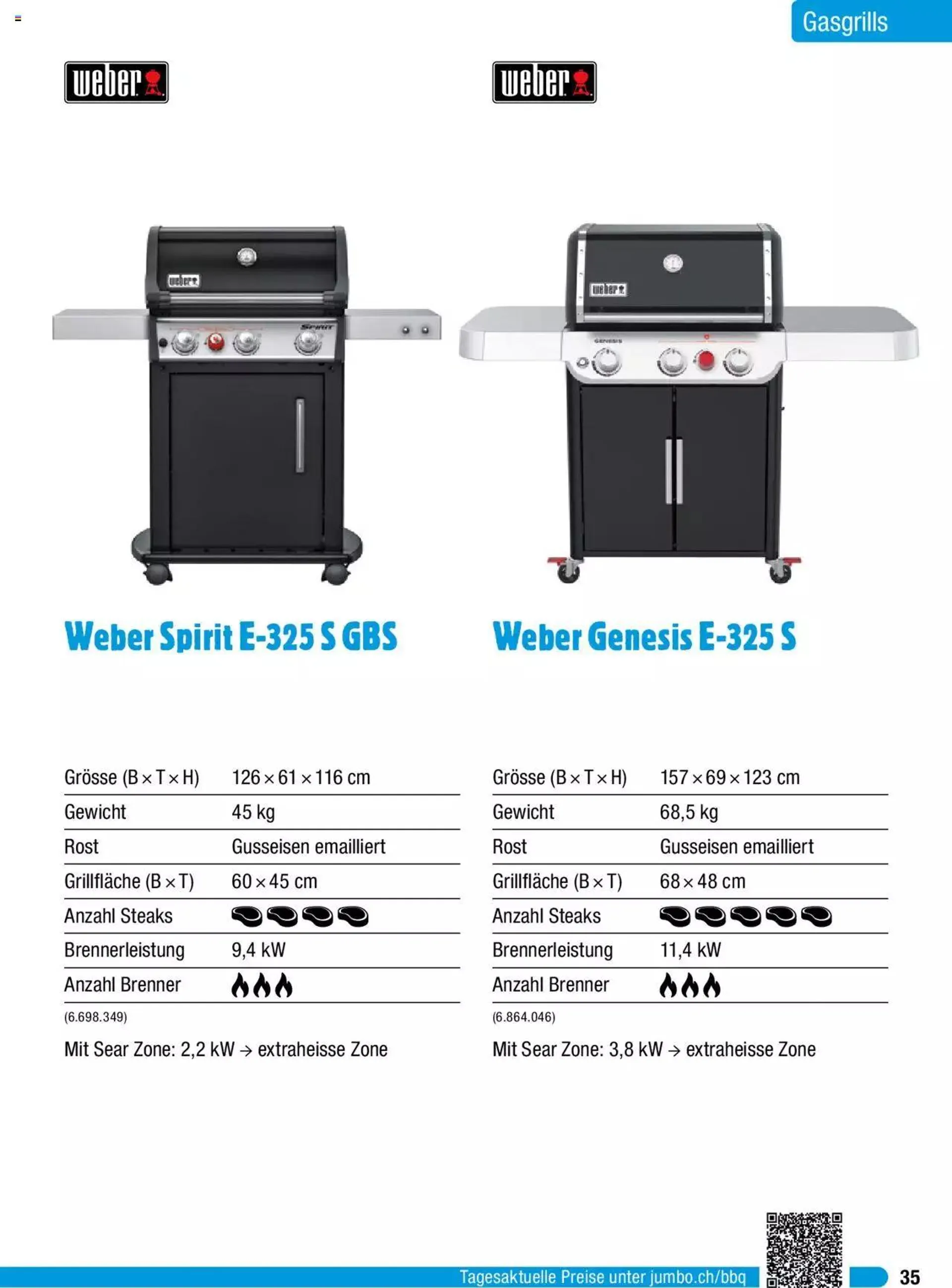 Jumbo Grosse Grillbroschure 2023 von 27. Februar bis 31. Dezember 2023 - Prospekt seite  35