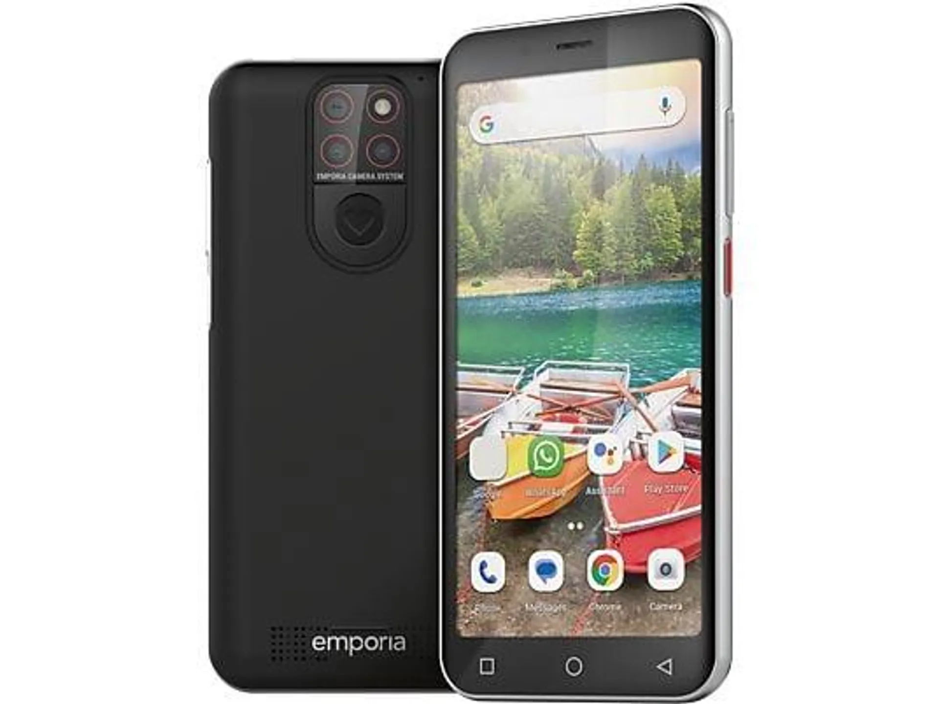 EMPORIA SMART.5mini - Smartphone (4.95 ", 64 GB, Schwarz)