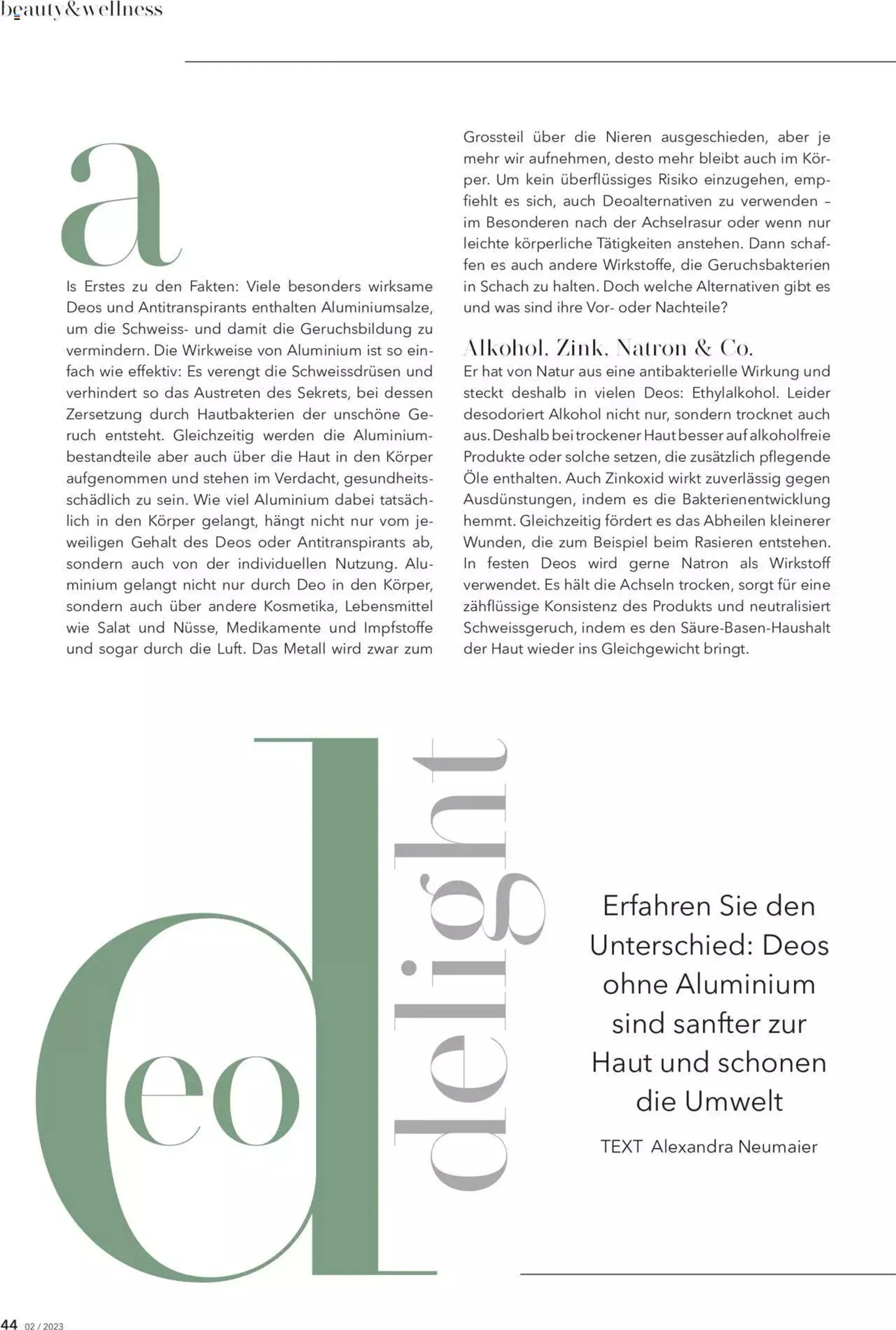 Coop Beauty & Life von 3. April bis 31. Dezember 2023 - Prospekt seite  44
