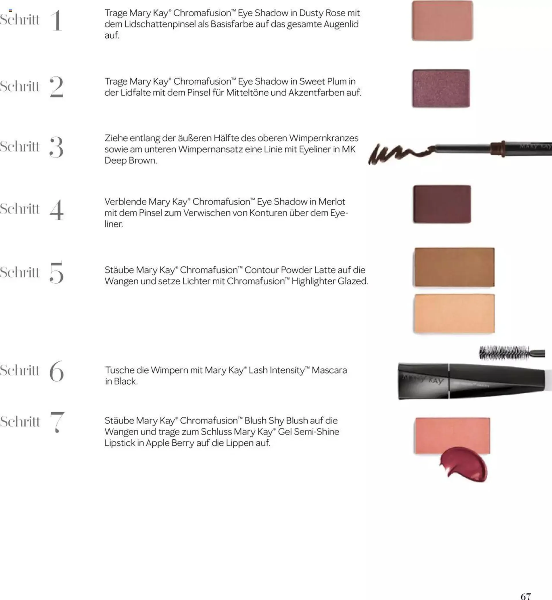Mary Kay - Make-up Trainer von 16. September bis 31. Dezember 2023 - Prospekt seite  67
