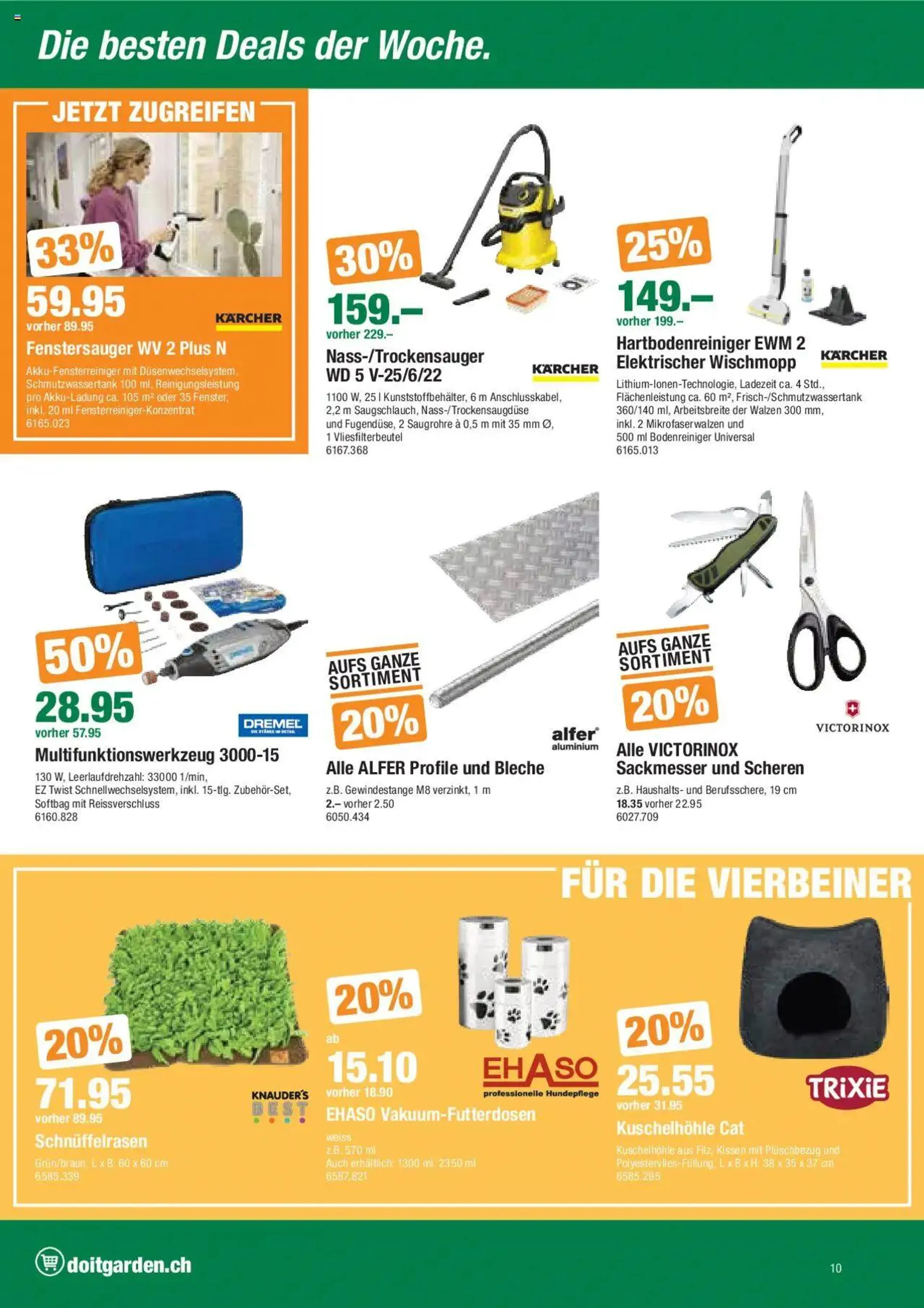 DO IT+GARDEN MIGROS Aktionen von 24. September bis 7. Oktober 2024 - Prospekt seite  10