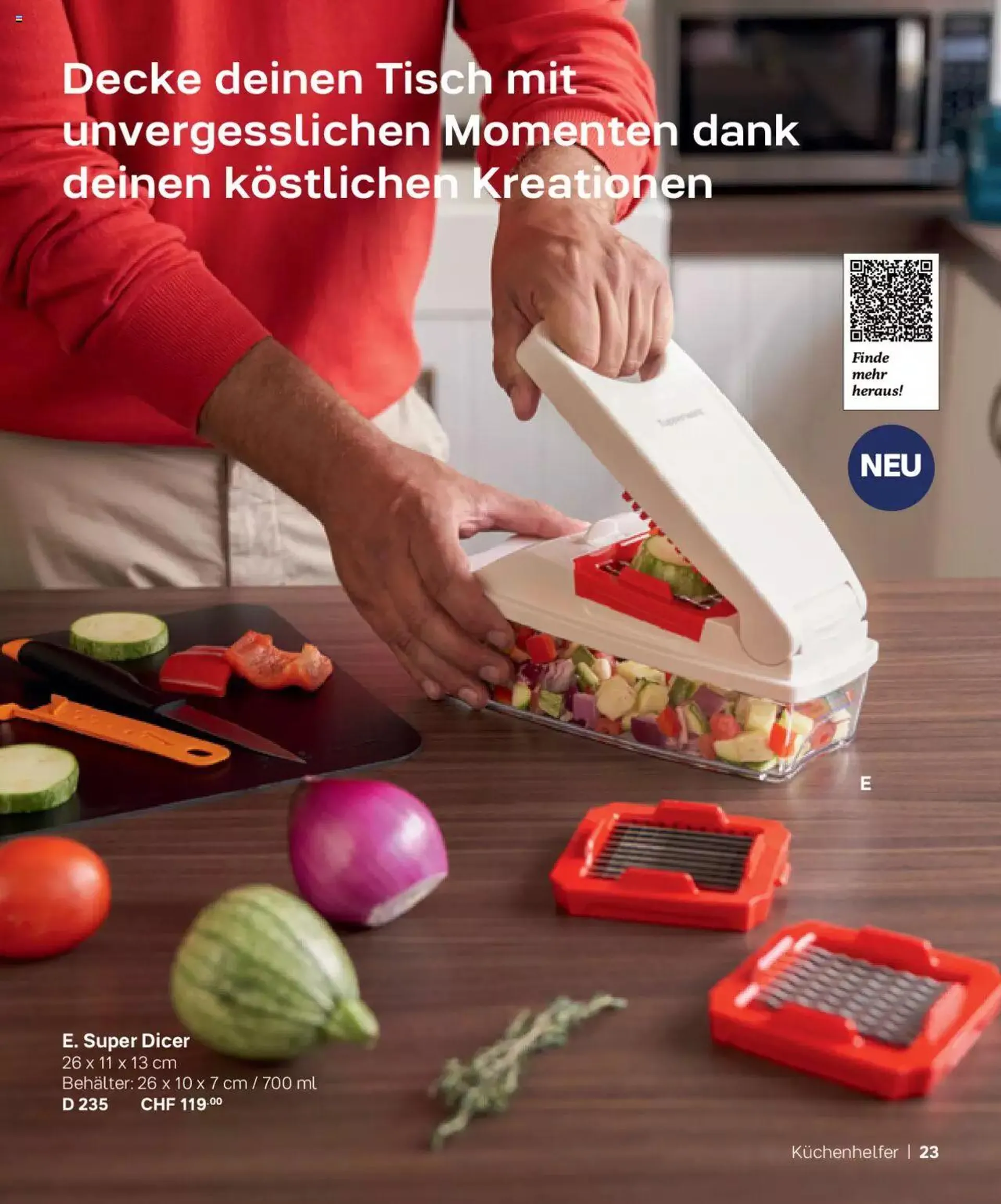 Tupperware Aktionen Herbst / Winter 2023 von 1. November bis 31. Dezember 2023 - Prospekt seite  23