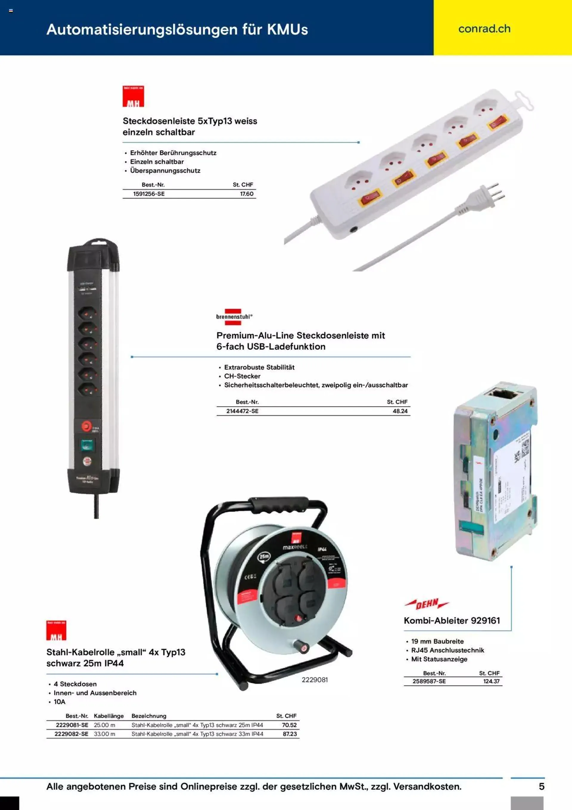 Conrad Automation und Robotik von 18. Juli bis 31. Dezember 2023 - Prospekt seite  5