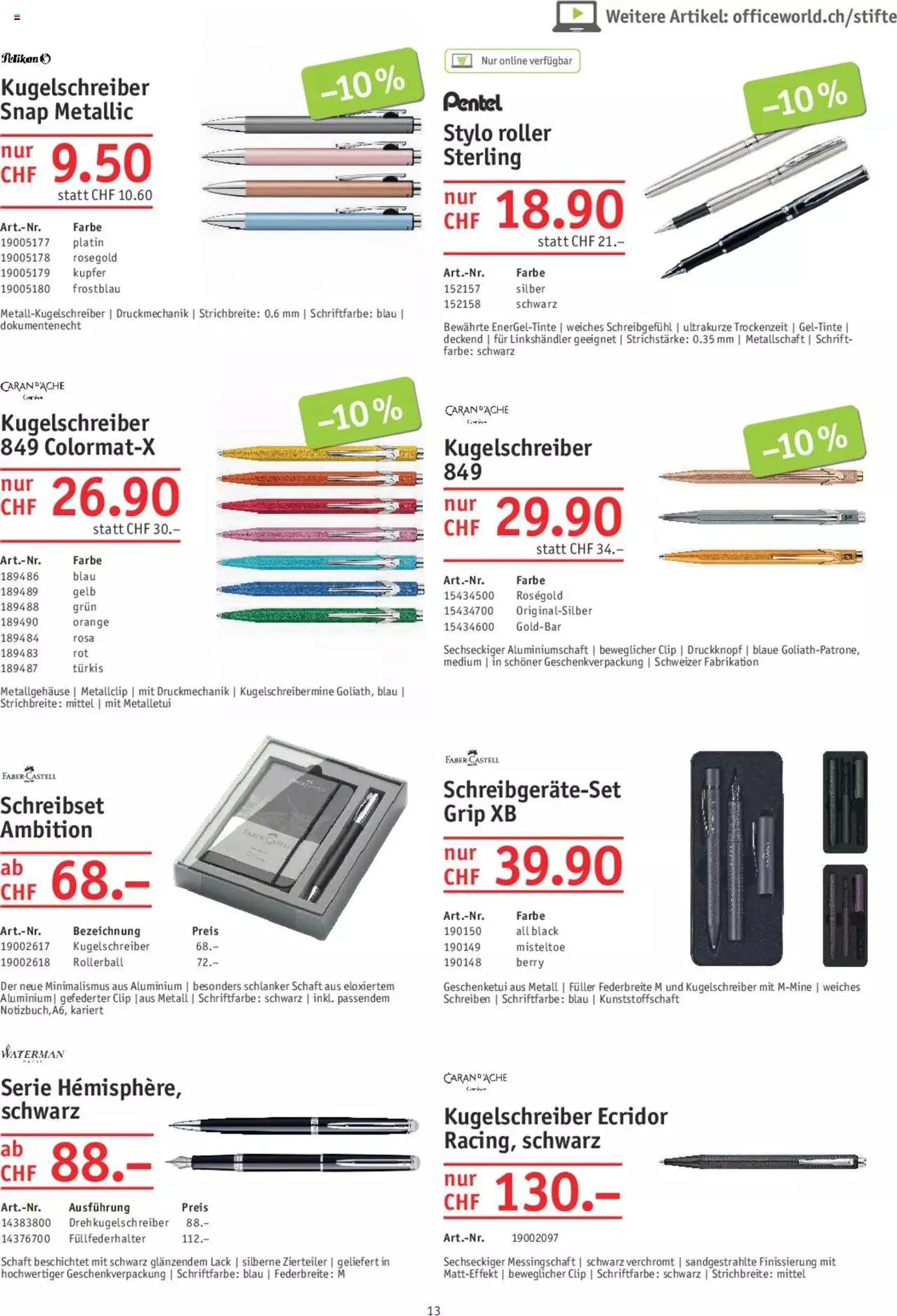 Office World Aktionen von 26. Oktober bis 29. November 2023 - Prospekt seite  13