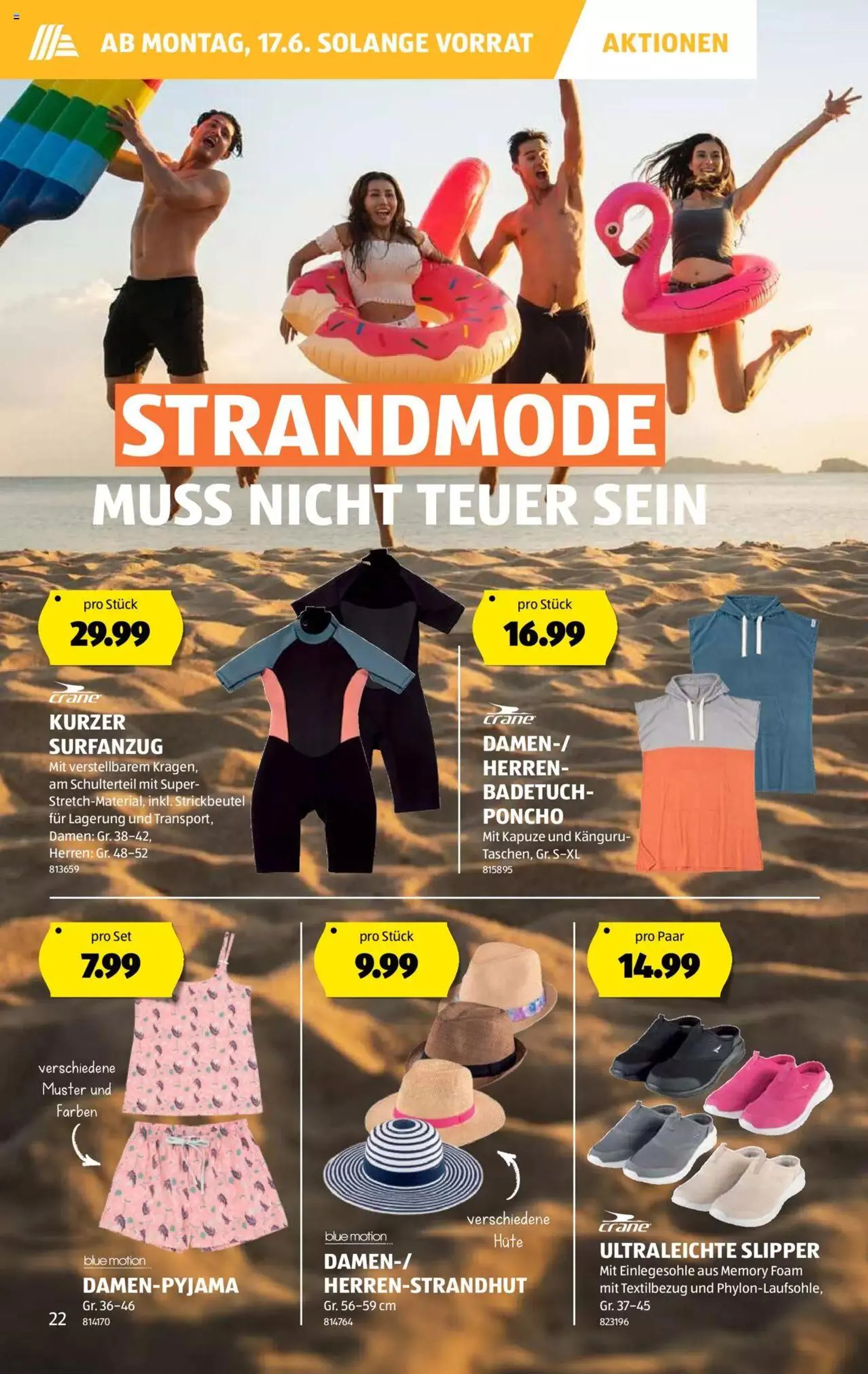 Aldi Aktionen von 13. Juni bis 19. Juni 2024 - Prospekt seite  22