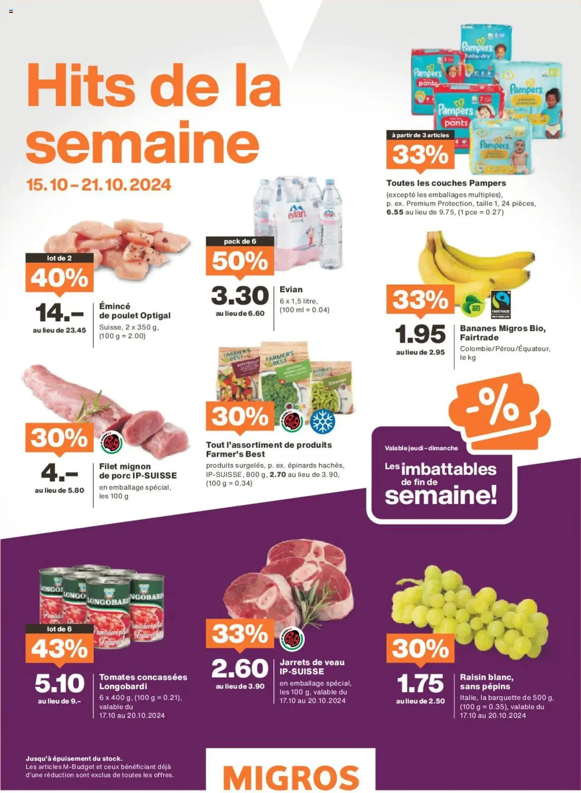 Migros Magazin FR von 14. Oktober bis 20. Oktober 2024 - Prospekt seite  64