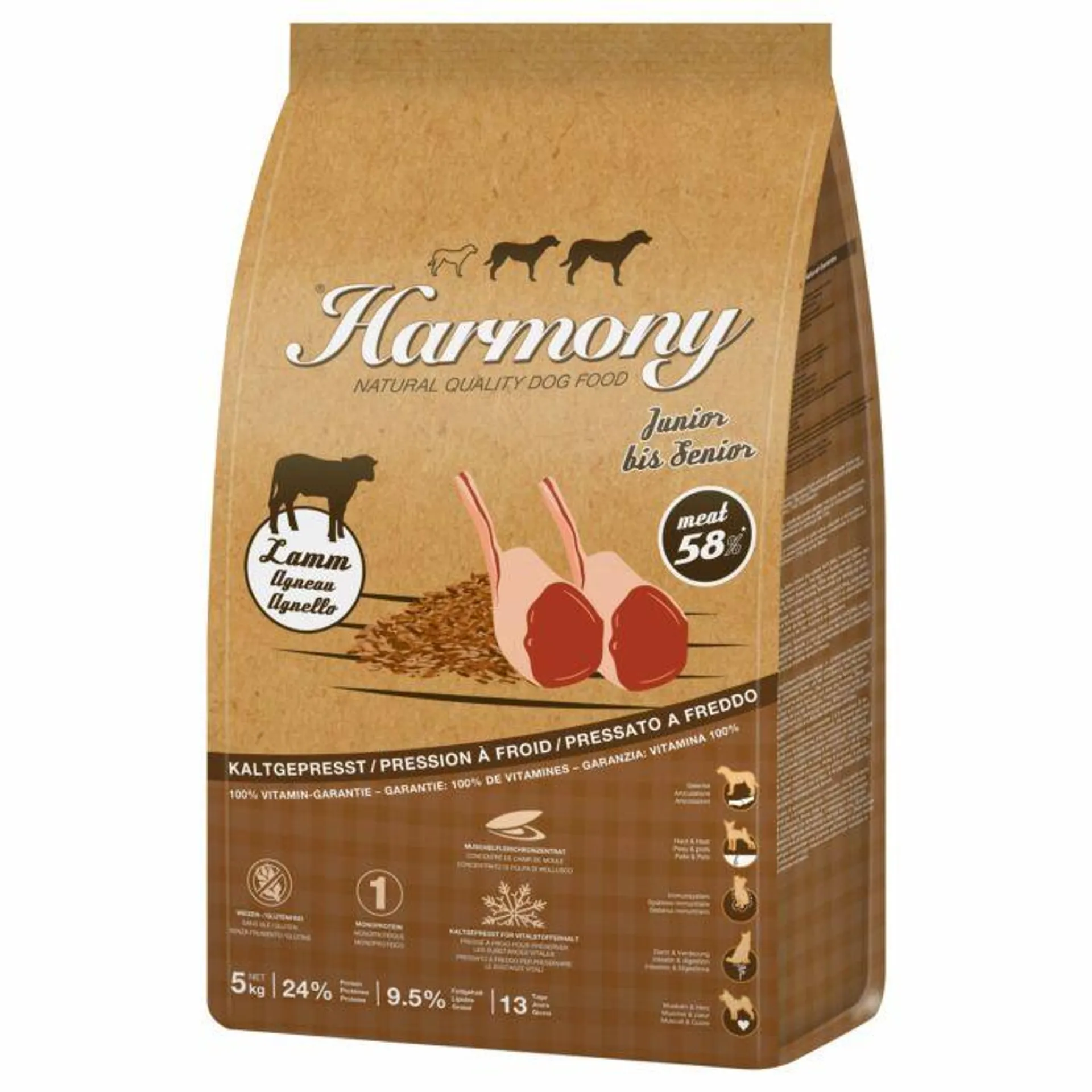 Harmony Dog Natural Weidelamm Junior bis Senior