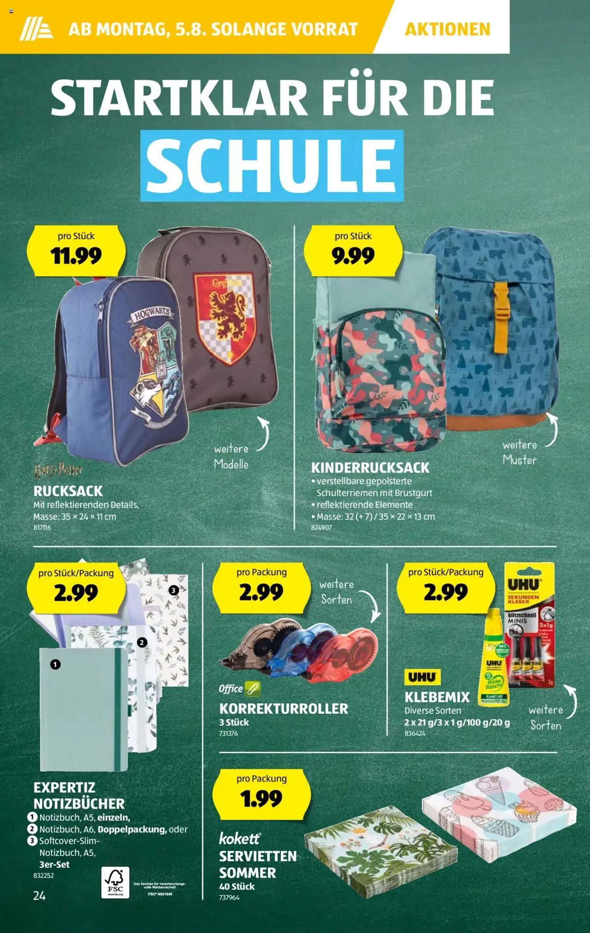 Aldi Aktionen von 31. Juli bis 7. August 2024 - Prospekt seite  24