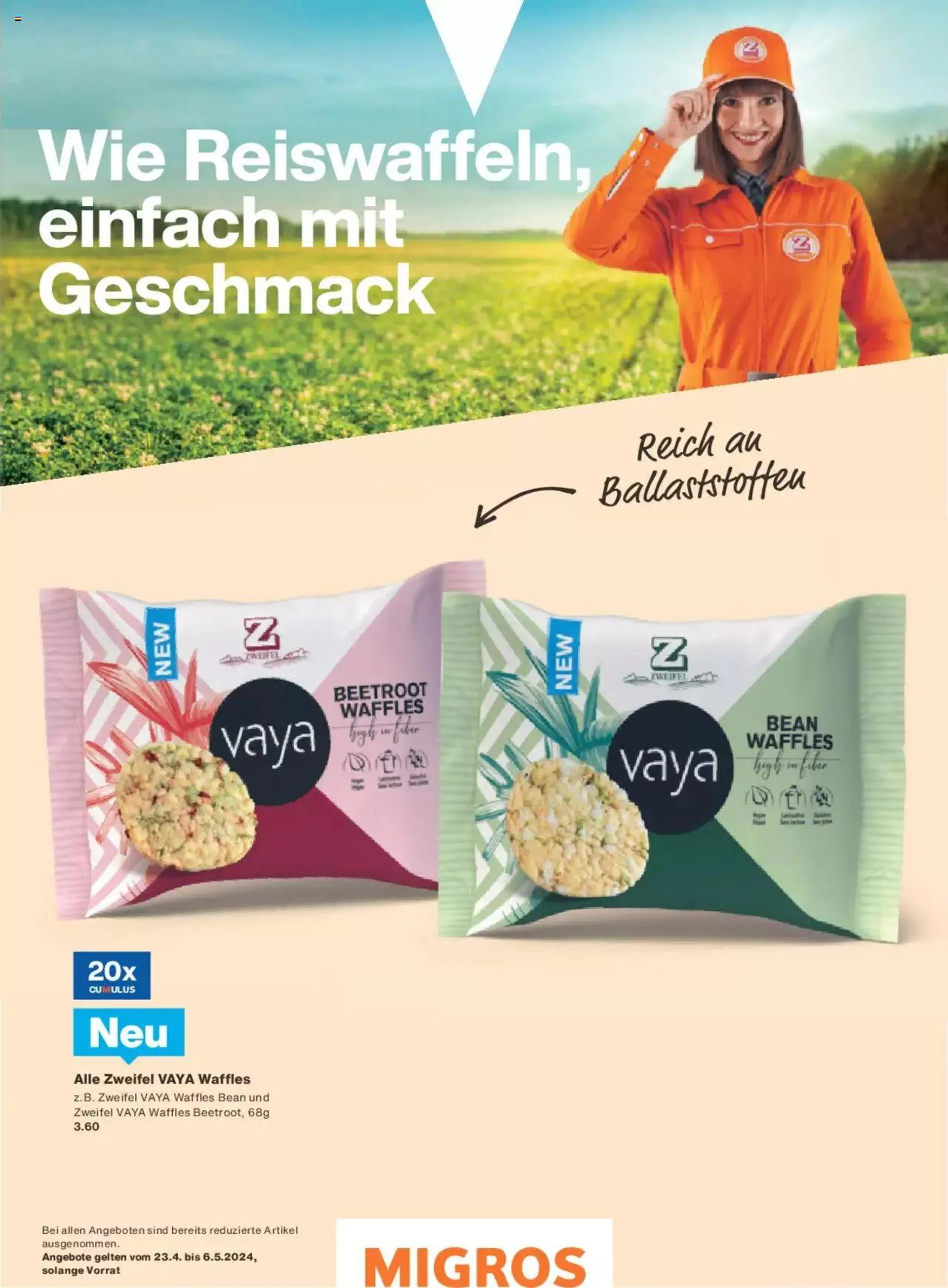 Migros - Magazin von 23. April bis 29. April 2024 - Prospekt seite  68