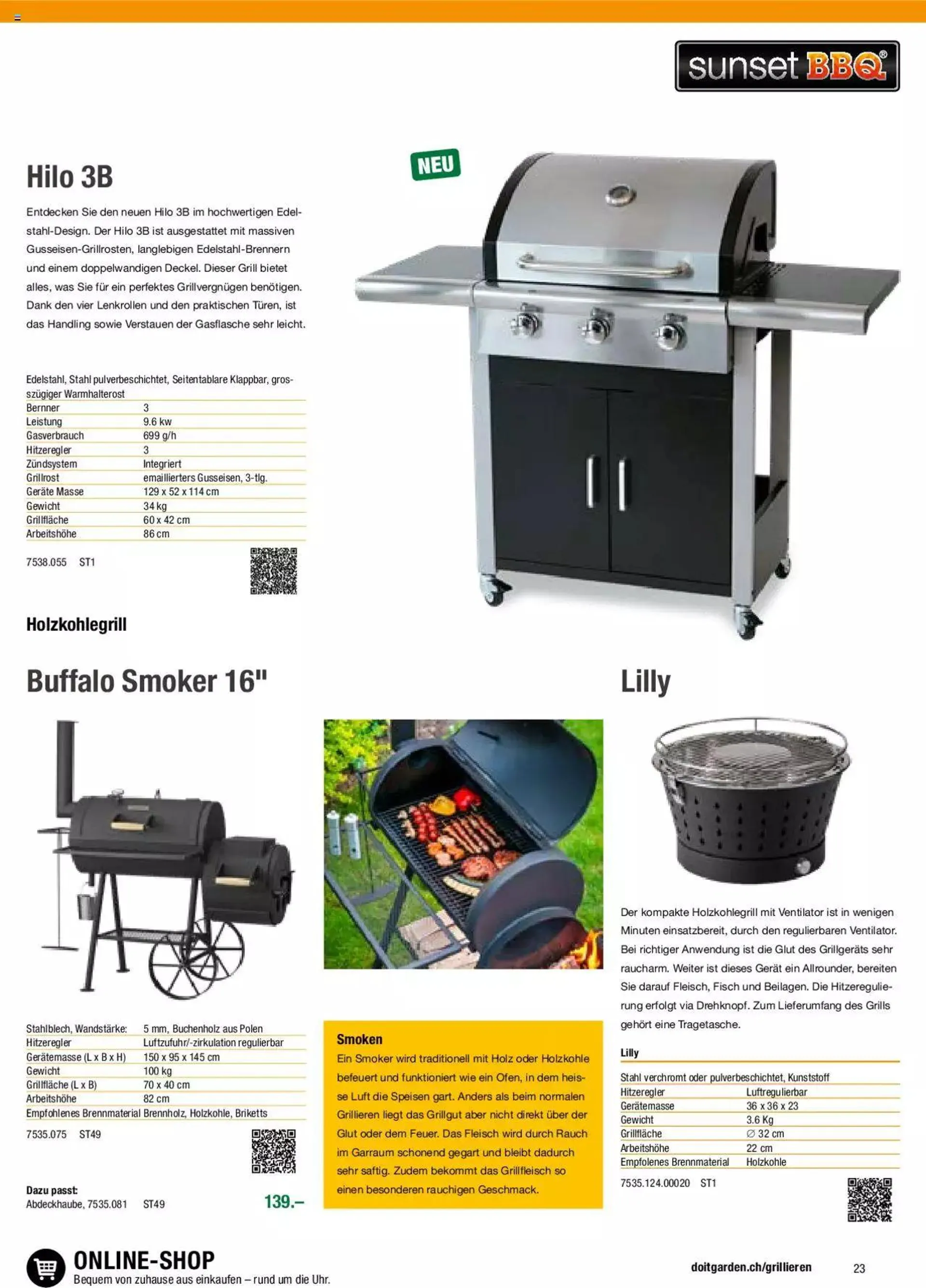 DO IT+GARDEN MIGROS Aktionen Grill von 26. Februar bis 31. Dezember 2024 - Prospekt seite  23