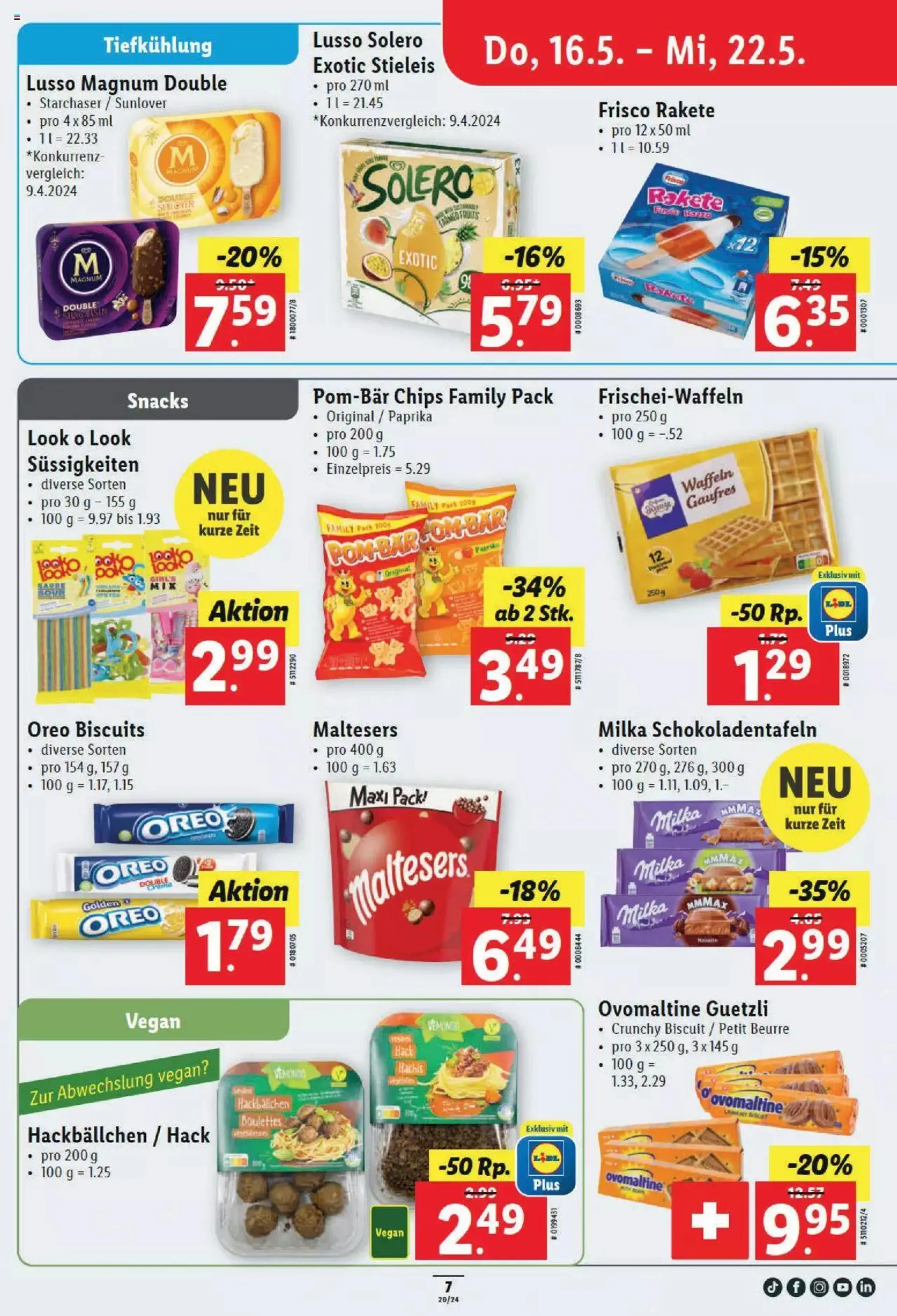 Lidl Aktionen von 16. Mai bis 22. Mai 2024 - Prospekt seite  7