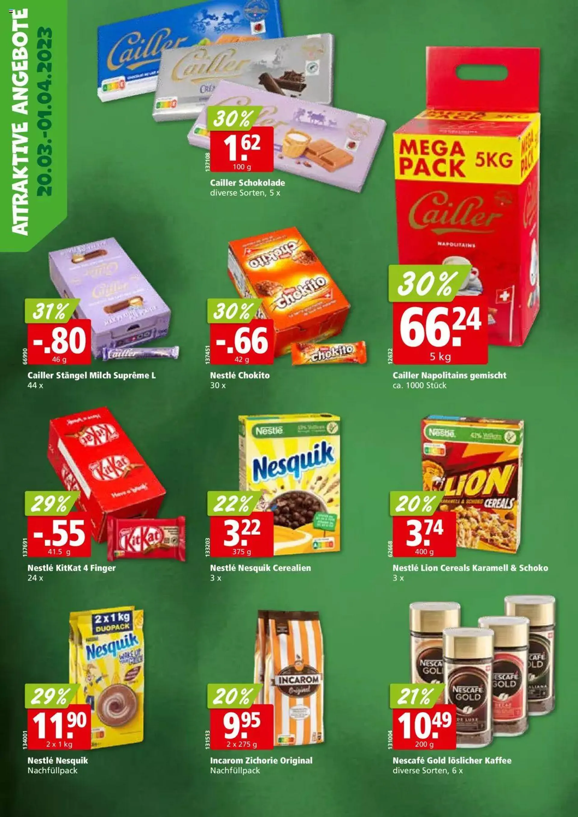 Aligro Nestlé Angebot - Chavannes, Matran, Genf, Sitten - 1