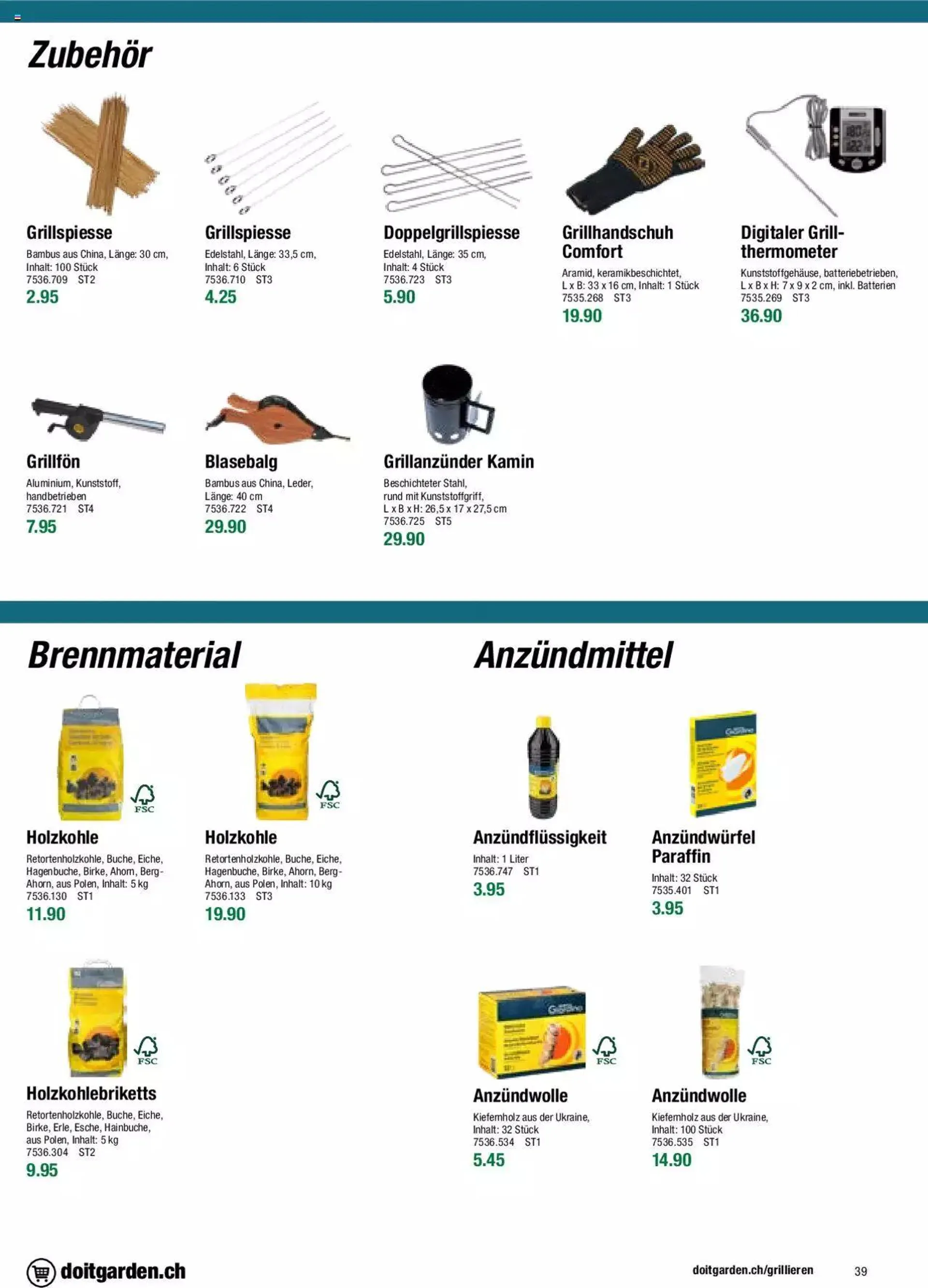 DO IT+GARDEN MIGROS Aktionen Grill von 26. Februar bis 31. Dezember 2024 - Prospekt seite  39