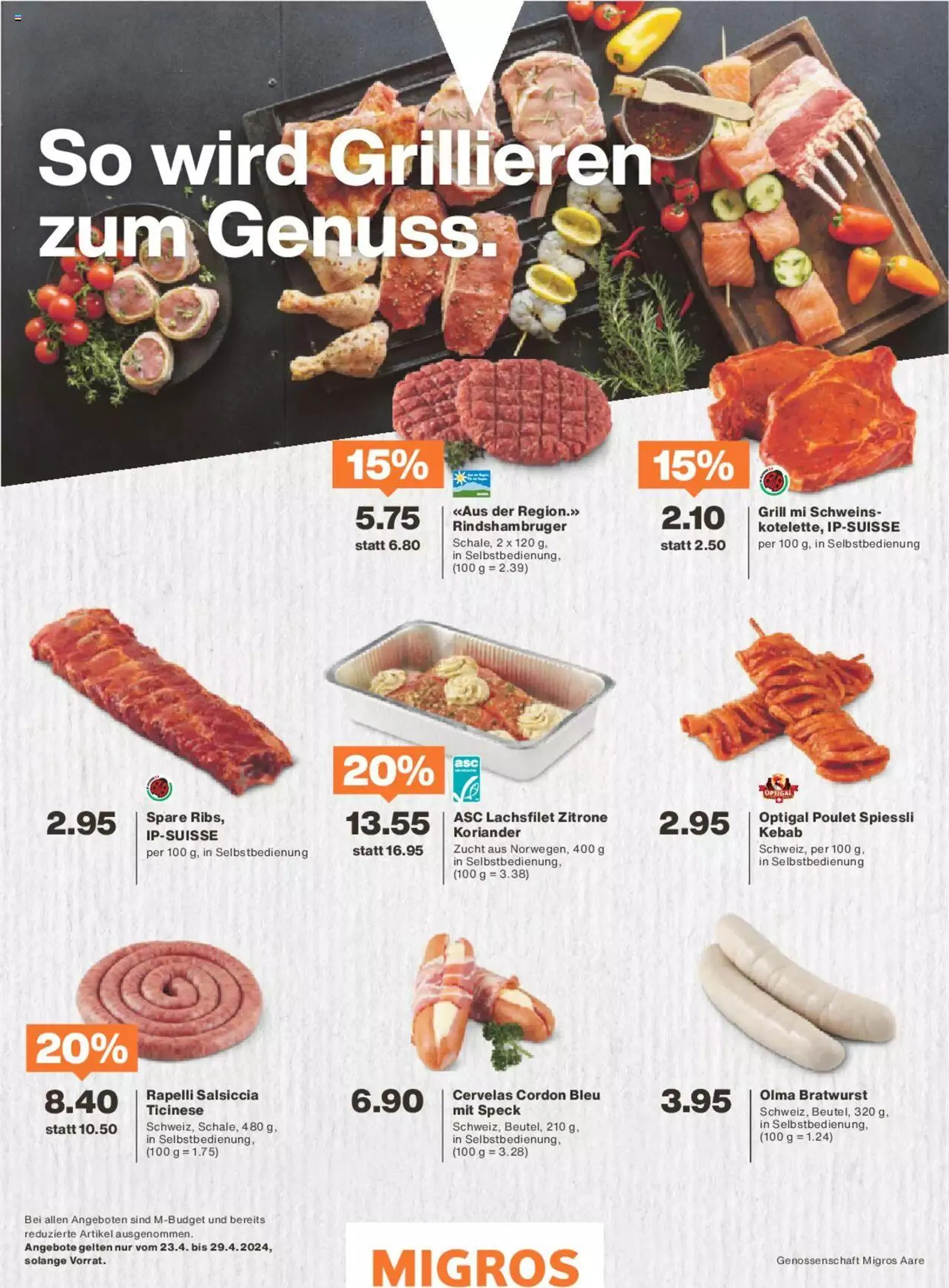 Migros - Magazin von 23. April bis 29. April 2024 - Prospekt seite  48
