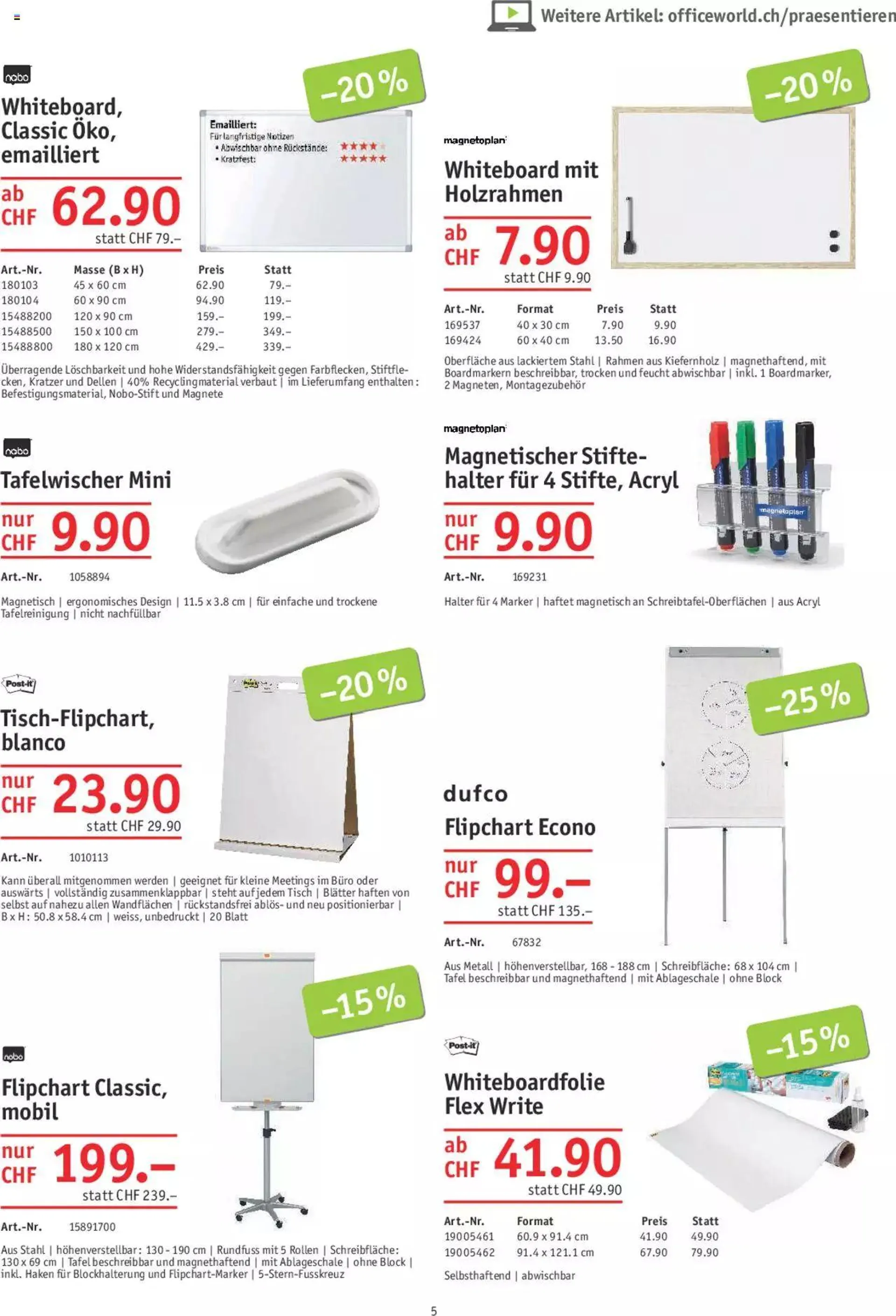 Office World Aktionen von 24. August bis 27. September 2023 - Prospekt seite  5