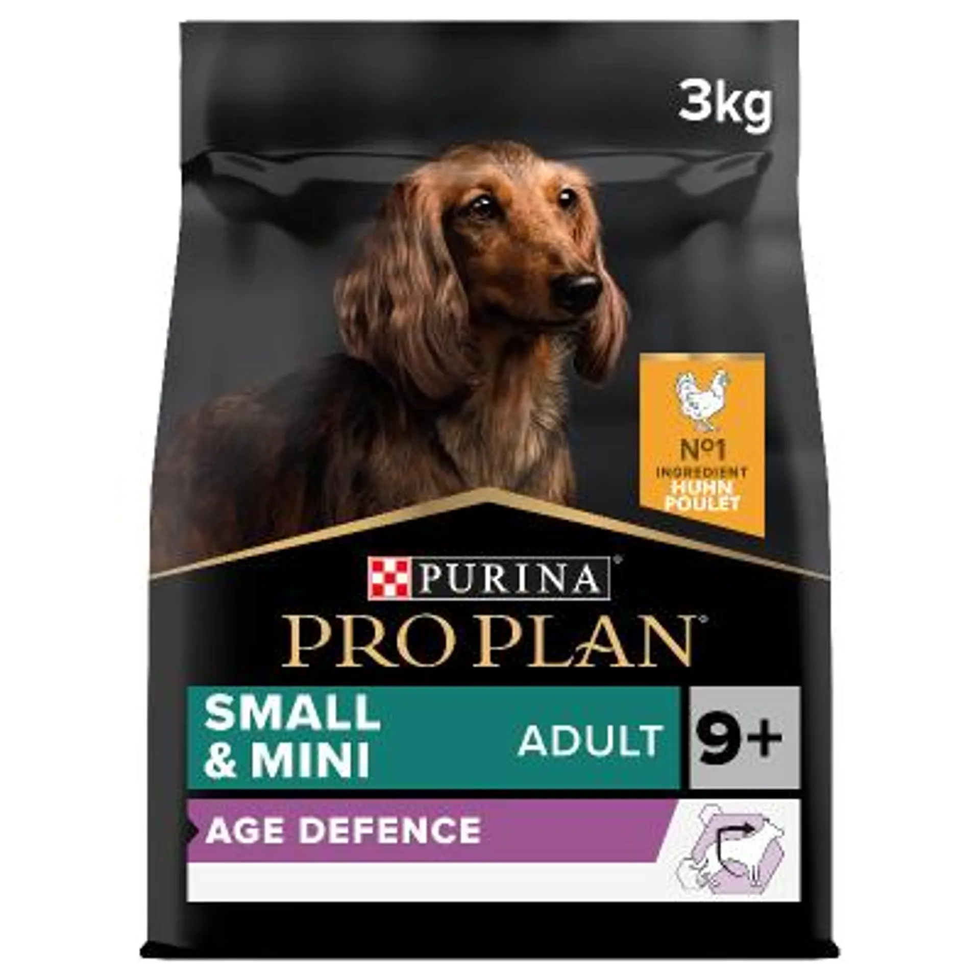 Pro Plan Hundefutter Senior 9+ Small & Mini Age Defence Huhn 3kg