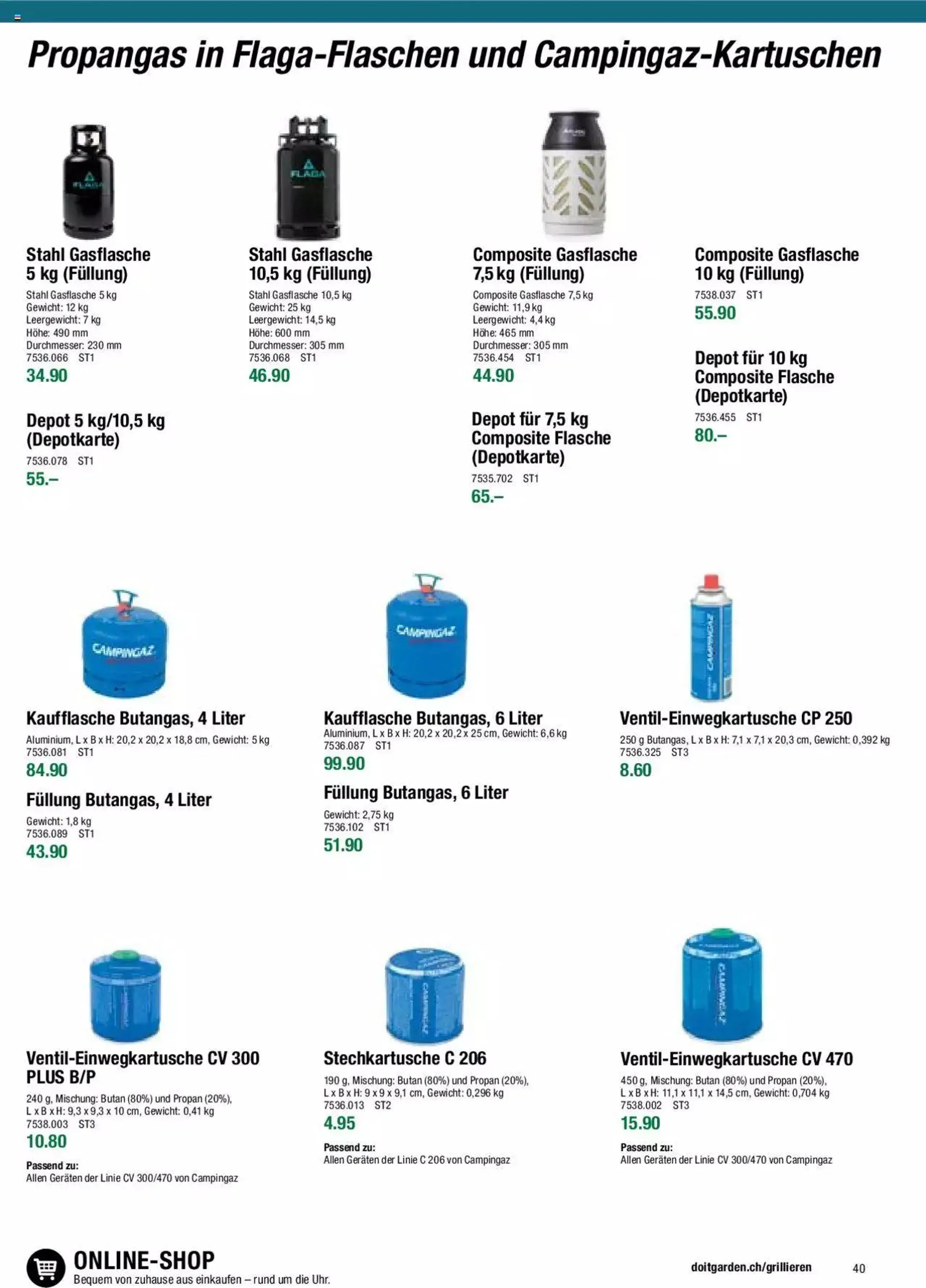 DO IT+GARDEN MIGROS Aktionen Grill von 26. Februar bis 31. Dezember 2024 - Prospekt seite  40