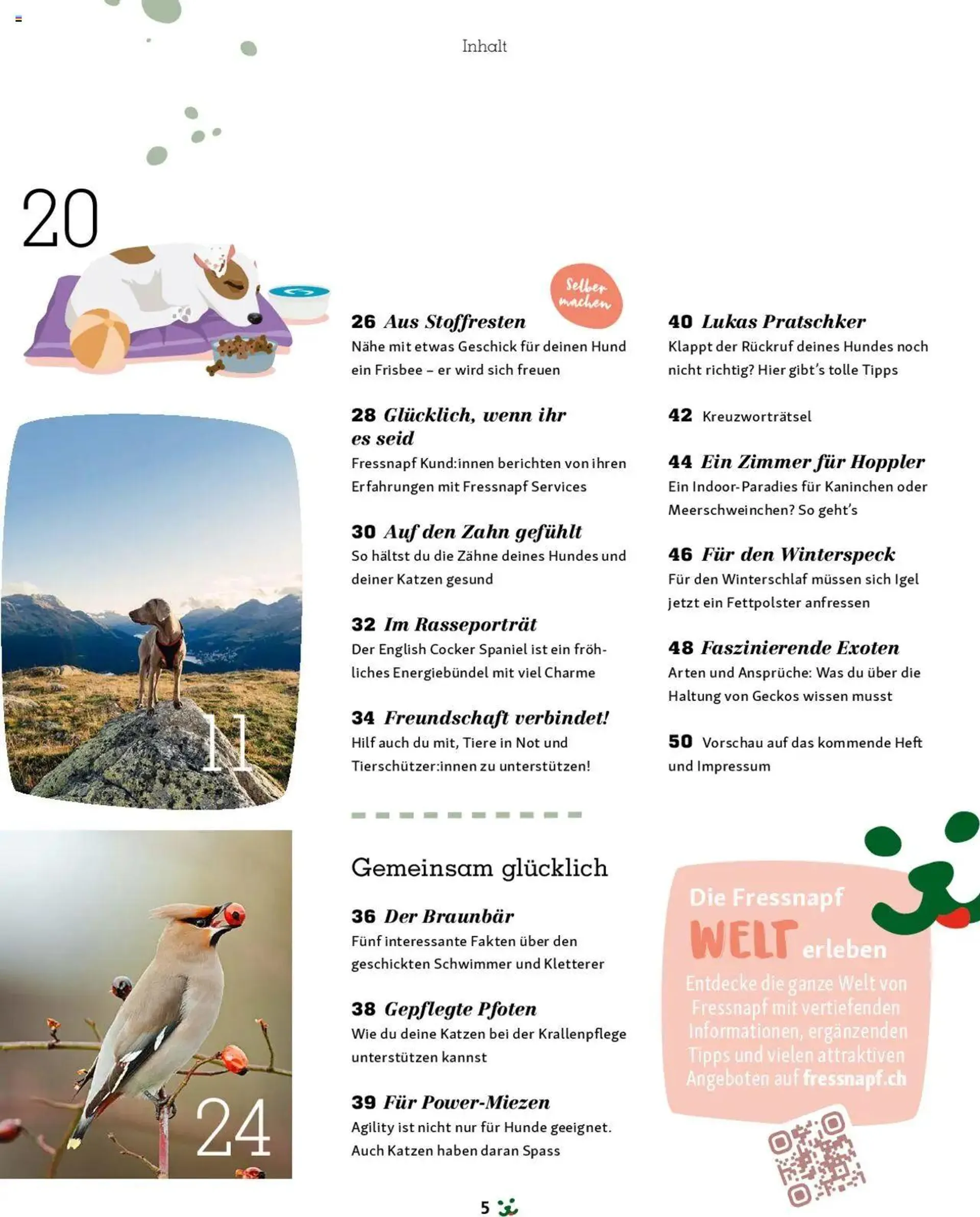 Fressnapf Magazin von 1. September bis 31. Oktober 2024 - Prospekt seite  5