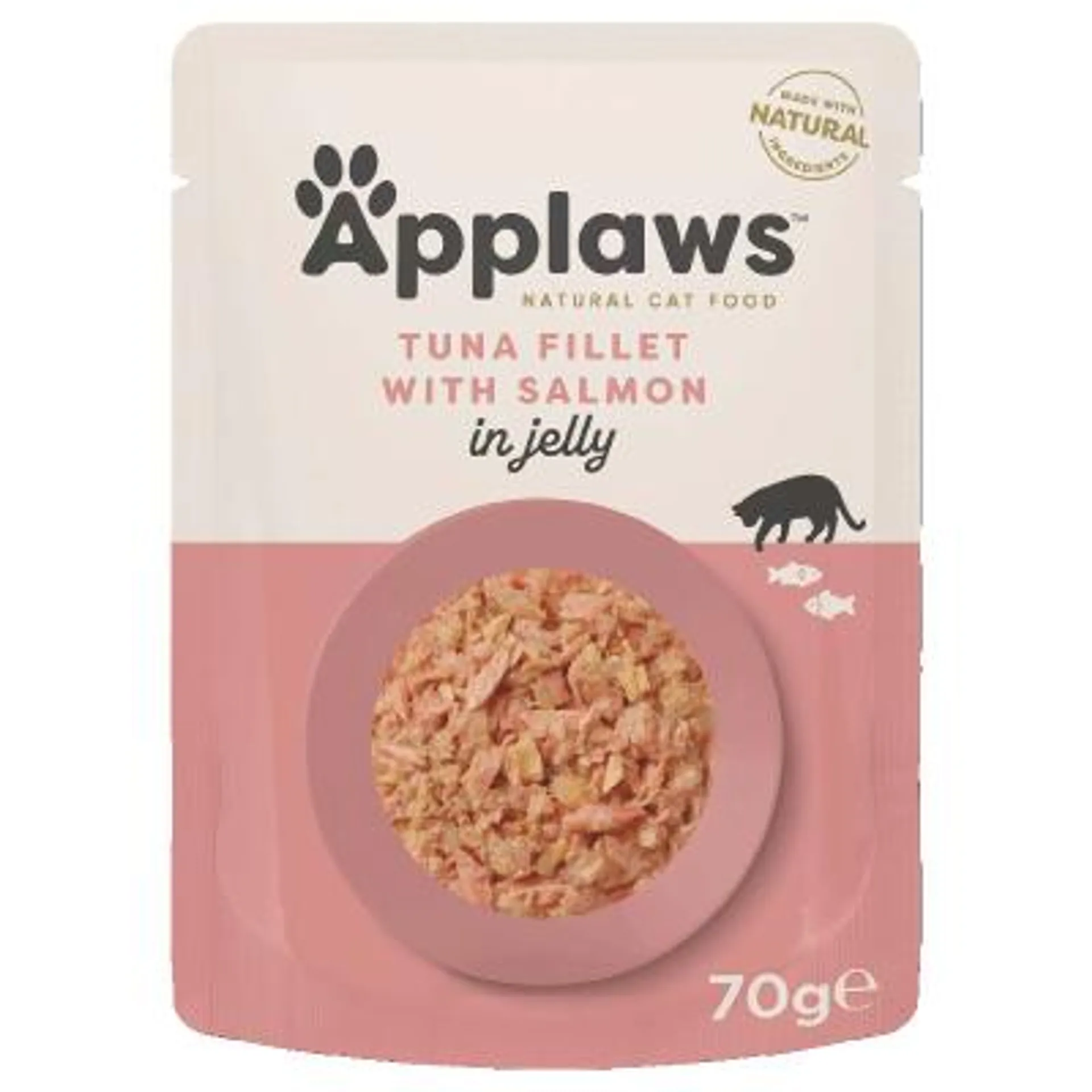 Applaws Pouch Tuna & Salmon in Jelly 16x70g