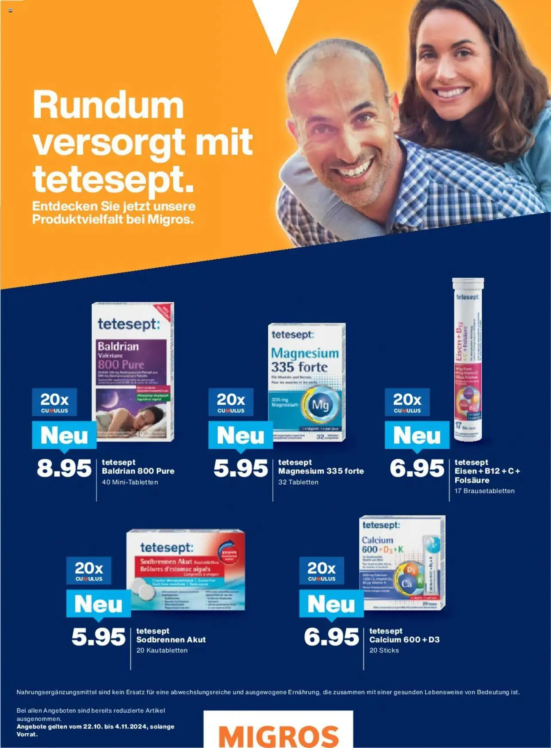 Migros - Magazin von 21. Oktober bis 27. Oktober 2024 - Prospekt seite  48