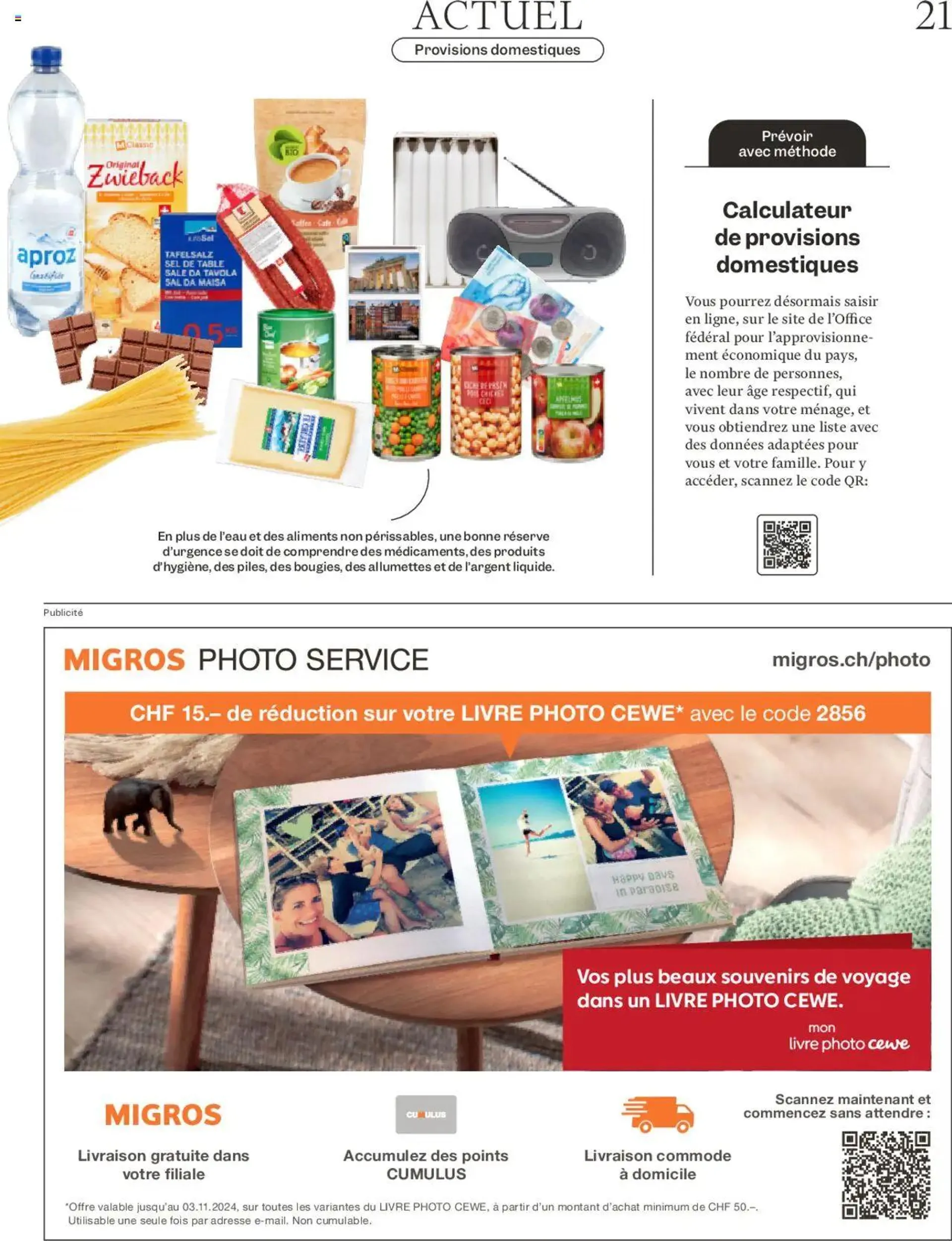 Migros Magazin FR von 14. Oktober bis 20. Oktober 2024 - Prospekt seite  21