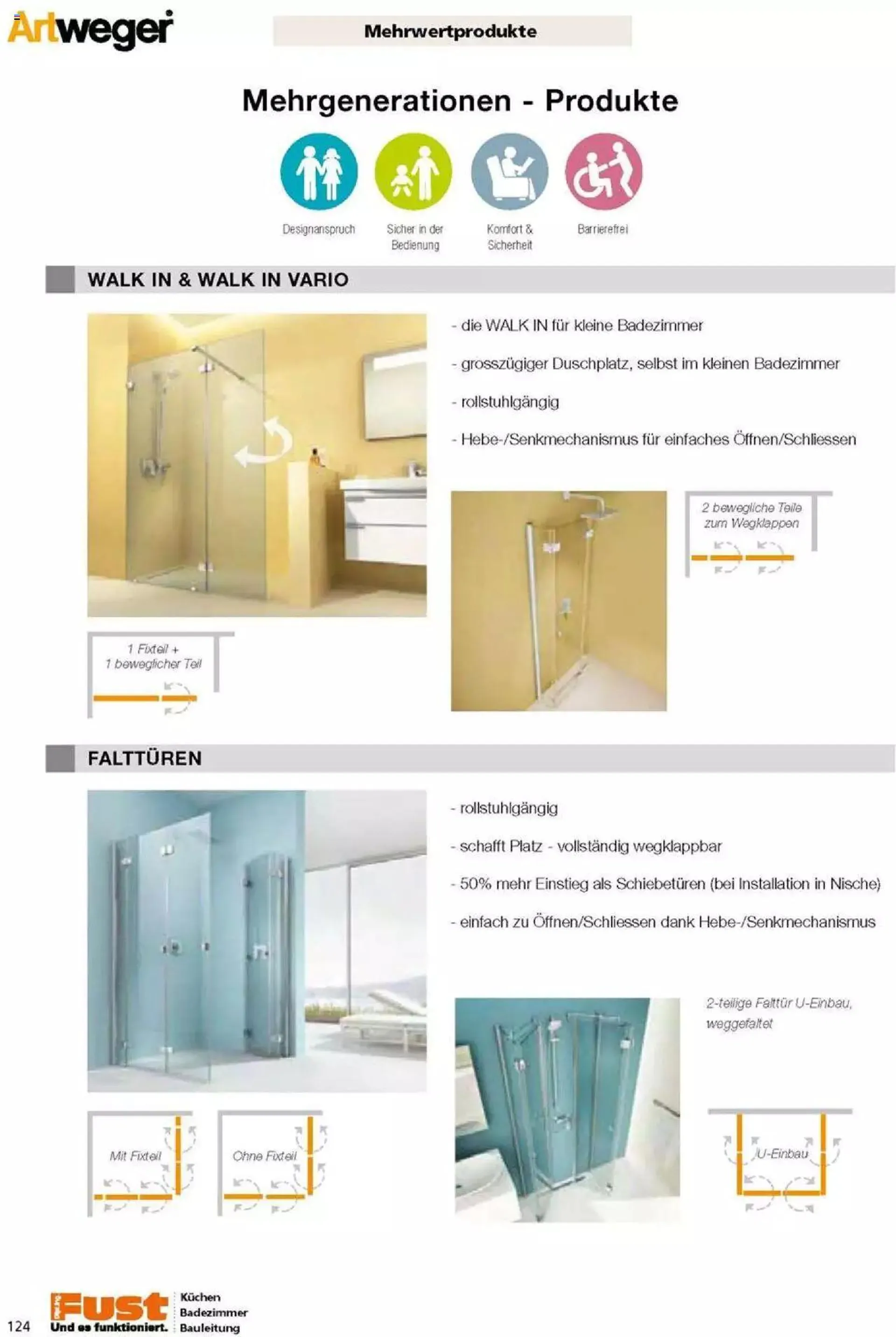 Fust Badezimmermagazin von 17. April bis 31. Dezember 2023 - Prospekt seite  124
